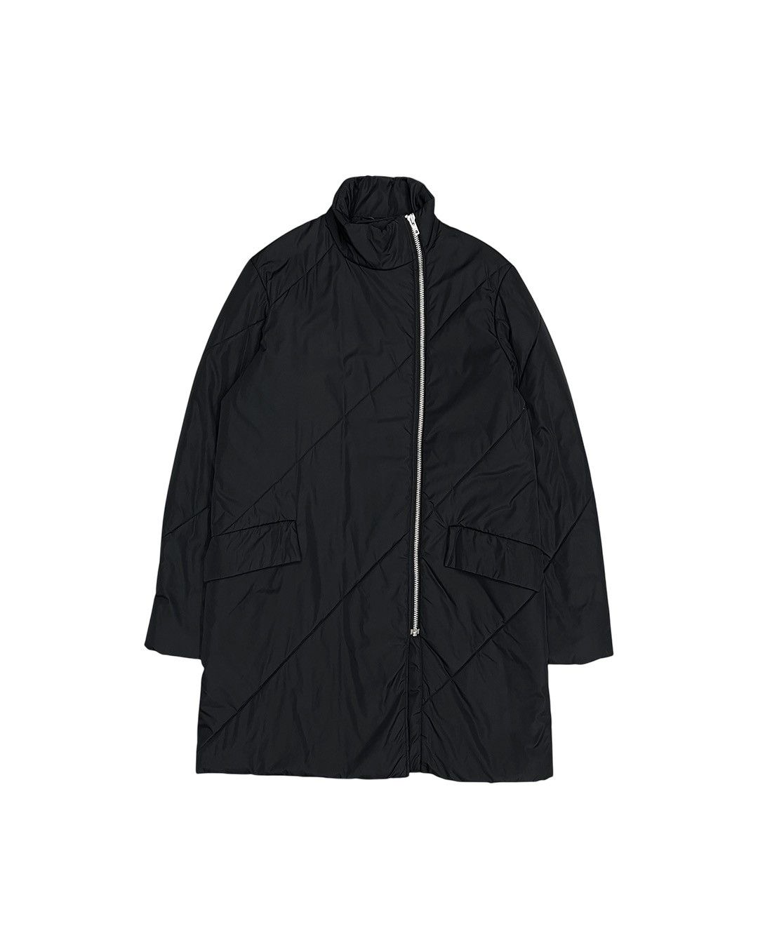 Jil Sander Jil Sander Bias Lined Padded Coat Size XXS / US 00 / IT 34 - 1 Thumbnail