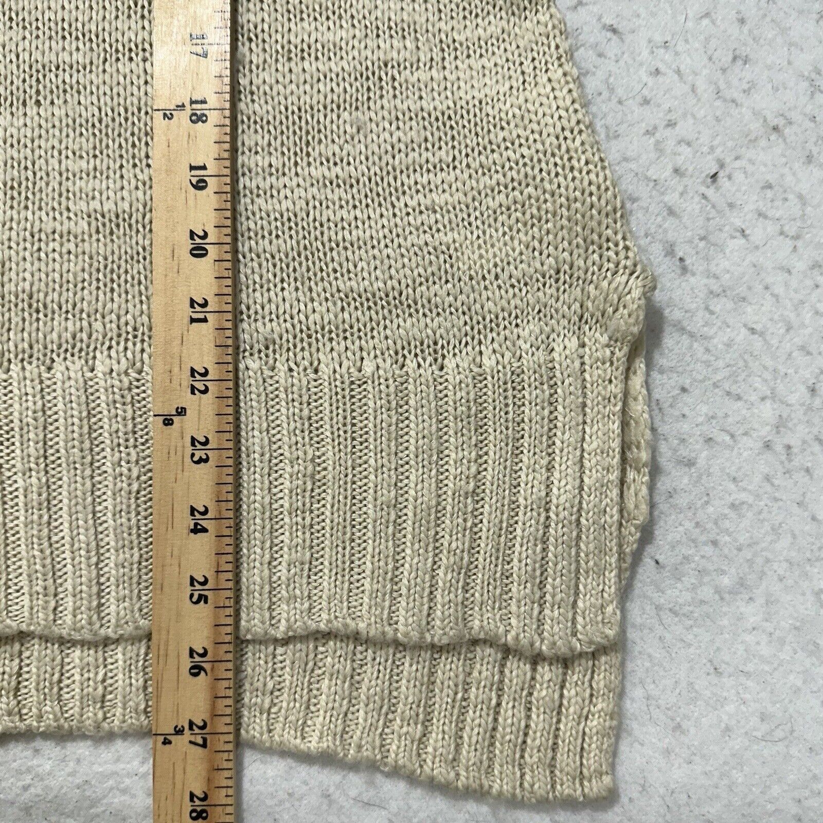 H&M H&M Medium Cowl Neck Wool Blend Pullover Sweater Beige Knit Size M / US 6-8 / IT 42-44 - 9 Thumbnail