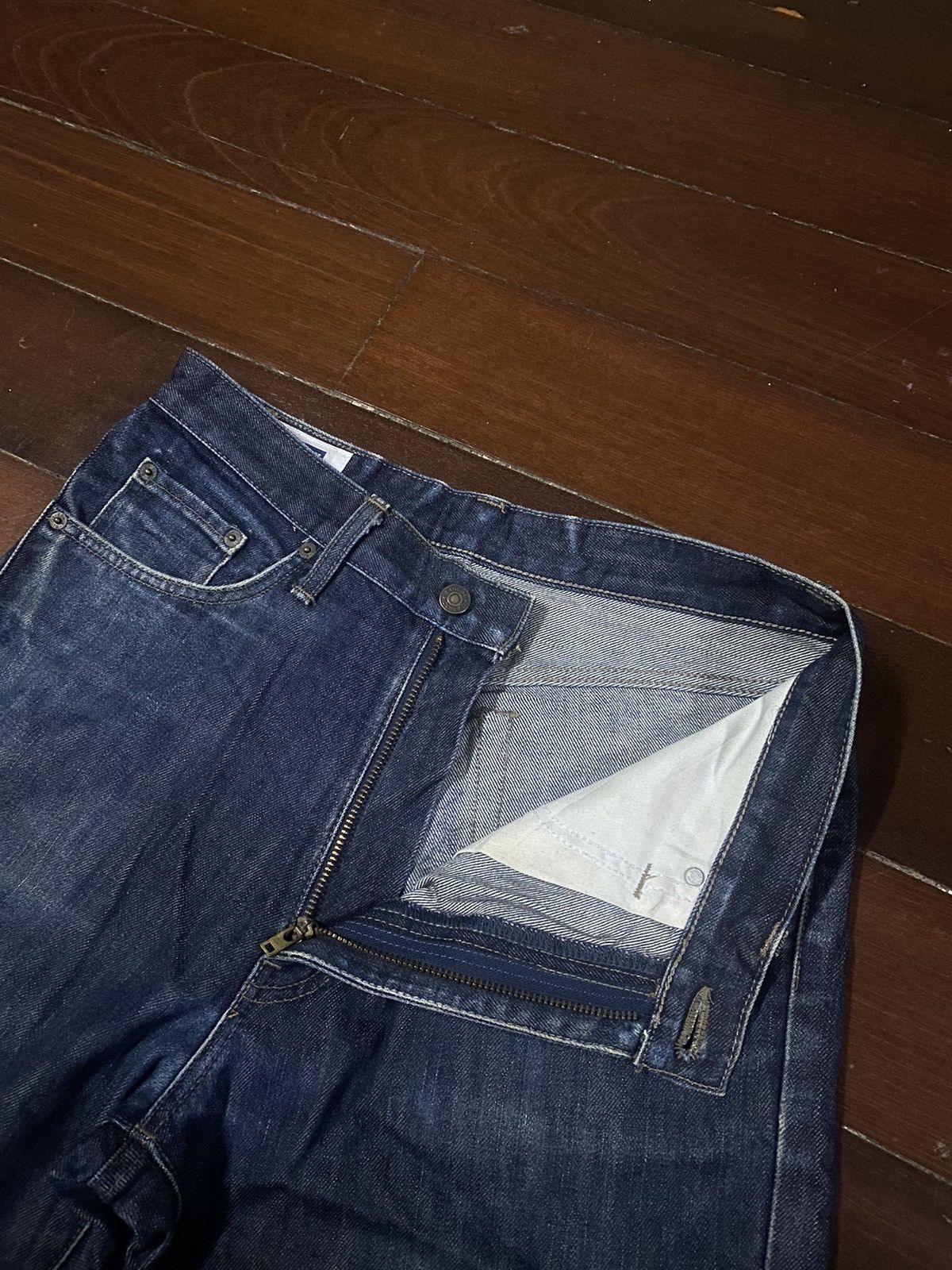Edwin × Japanese Brand FIRE 🔥 VINTAGE EDWIN 404 distressed Size US 33 - 14 Thumbnail