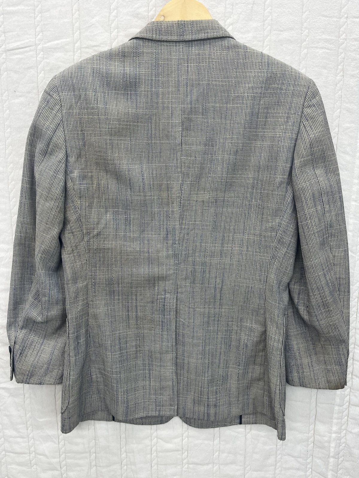 Burberry Prorsum × Designer × Vintage ARCHIVE💥VTG BURBERRY PRORSUM HAIR-CLOTH BLAZER Size US M / EU 48-50 / 2 - 4 Thumbnail