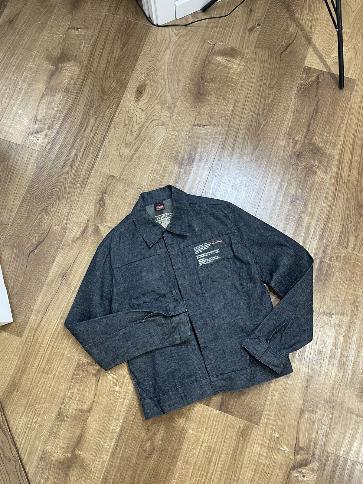 Vintage 90’s Y2K Style Diesel Garment Jeans Overshirt Jacket
