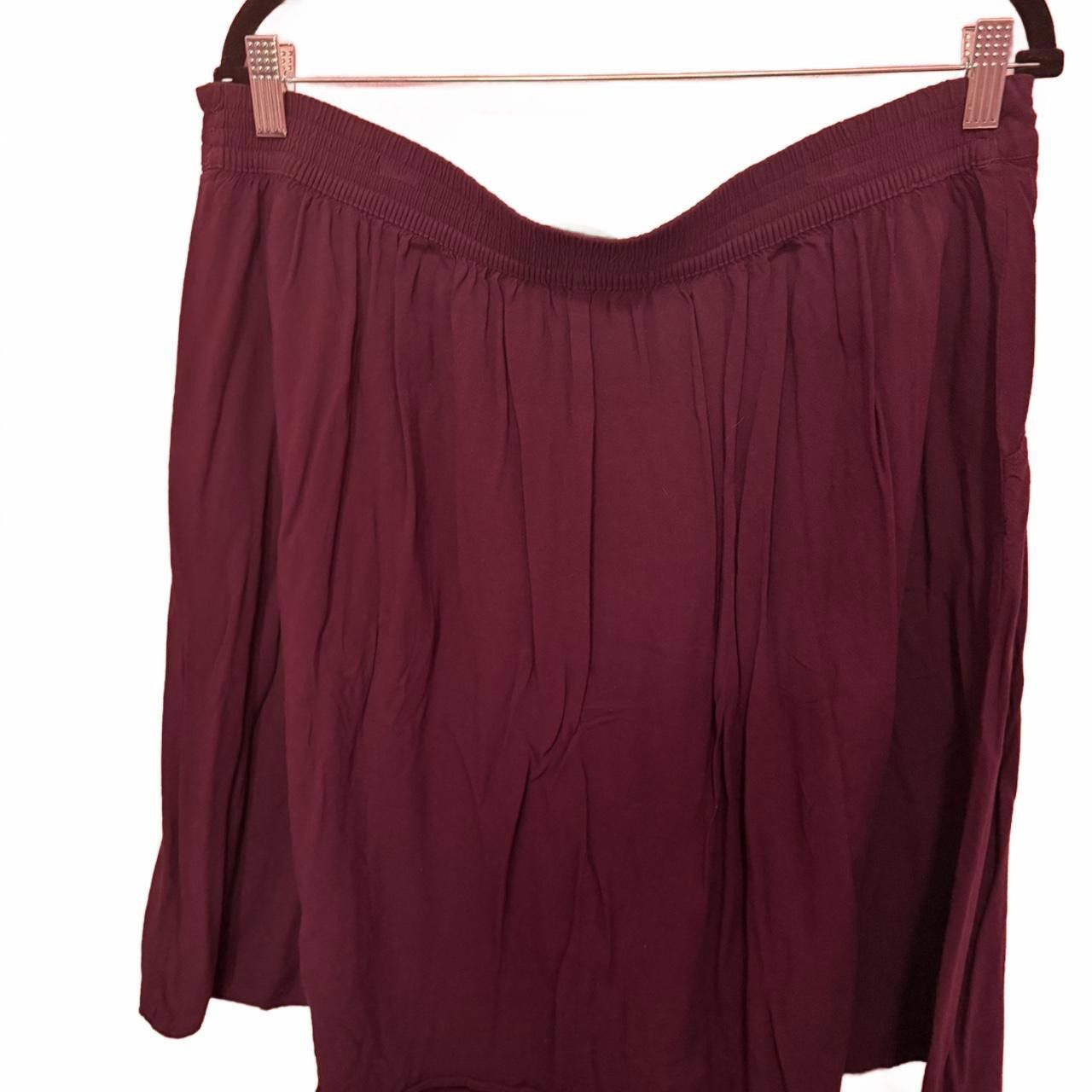 Forever 21 Forever 21 Plus Size Purple Button-Up Skirt Size 40" / US 18 - 2 Thumbnail
