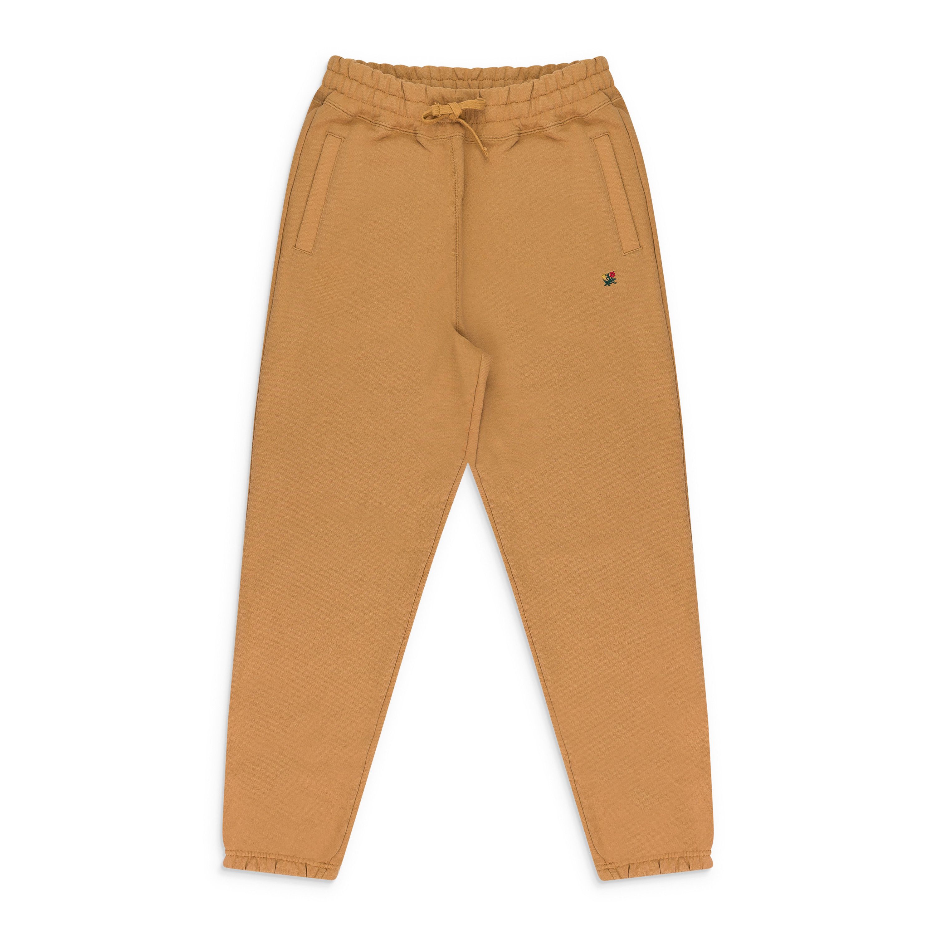 Aime Leon Dore BROWN HEAVYWEIGHT CREST SWEATPANTS SIZE XS