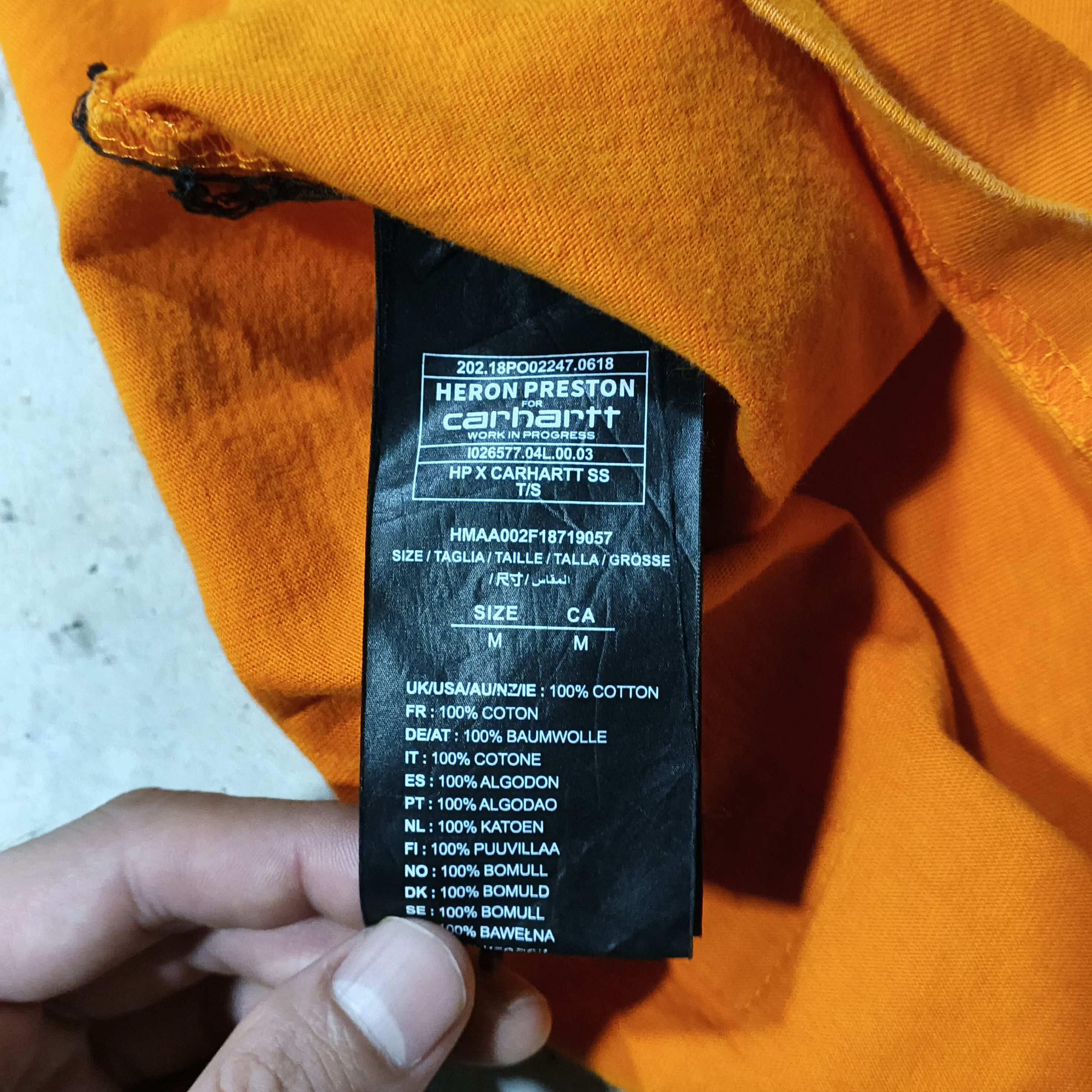 Carhartt Wip Faded Carhartt WIP x Heron Preston Medium Size Size US M / EU 48-50 / 2 - 8 Thumbnail
