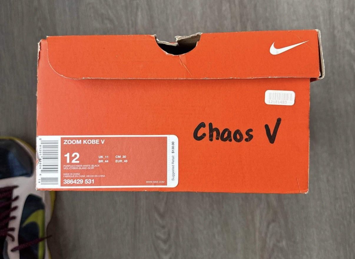 Nike Kobe 5 Chaos (Joker) Size US 12 / EU 45 - 6 Thumbnail