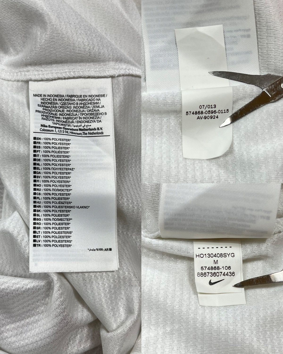 Nike Nike Manchester City 2013-14 Away Jersey Shirt White Etihad Size US M / EU 48-50 / 2 - 18 Thumbnail