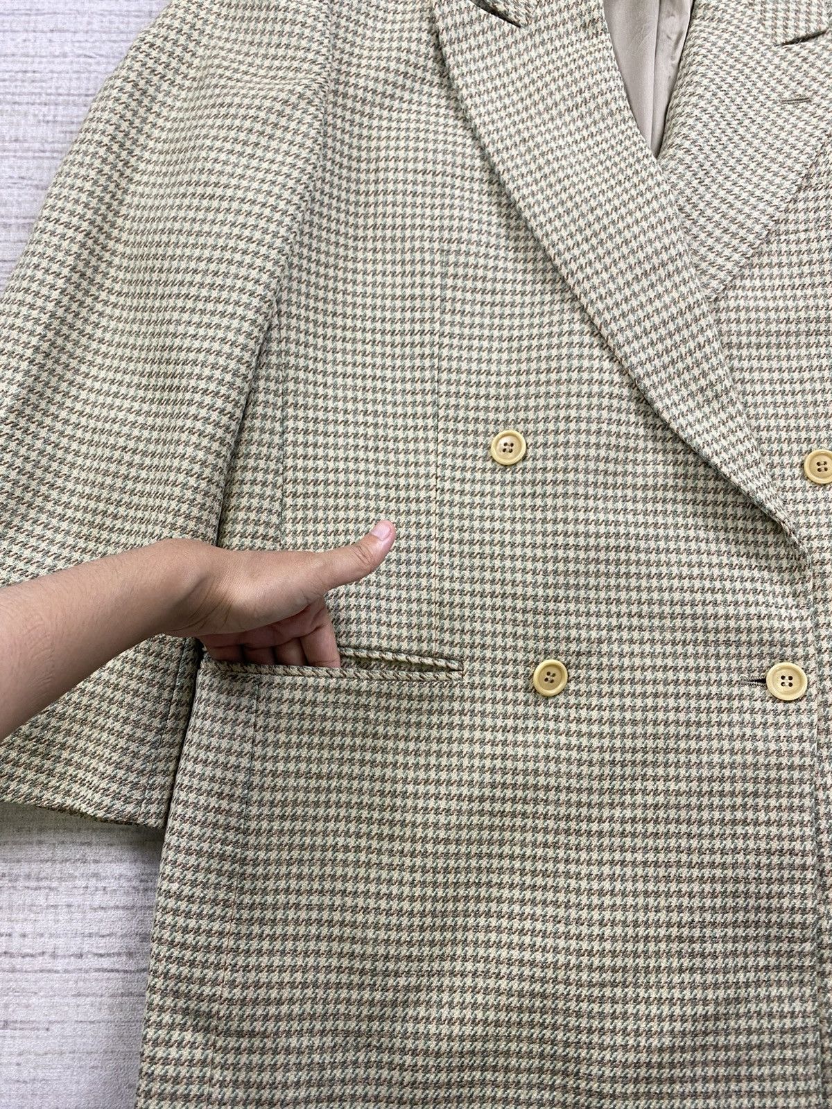 Designer × Valentino × Vintage Vintage Valentino Garavani Double Breasted Blazer Jacket Size US M / EU 48-50 / 2 - 7 Thumbnail