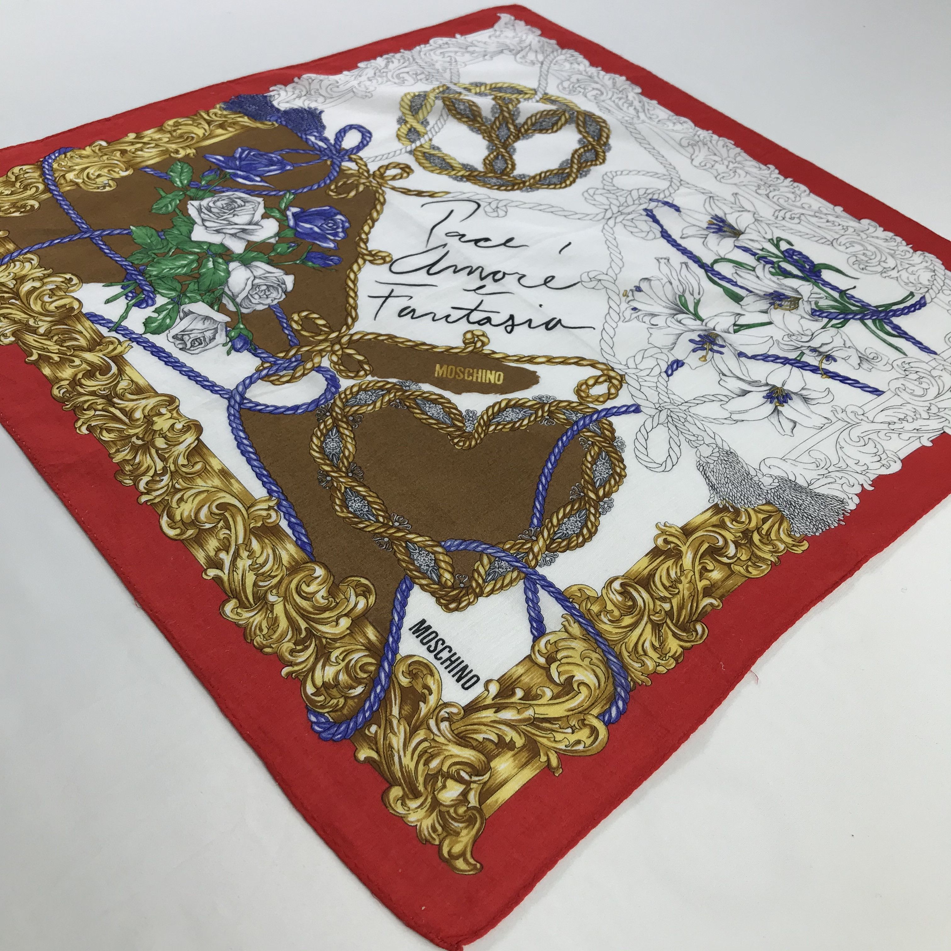 Vintage Vintage Bandana / Handkerchief / Neckerchief - S870 Size ONE SIZE - 2 Thumbnail
