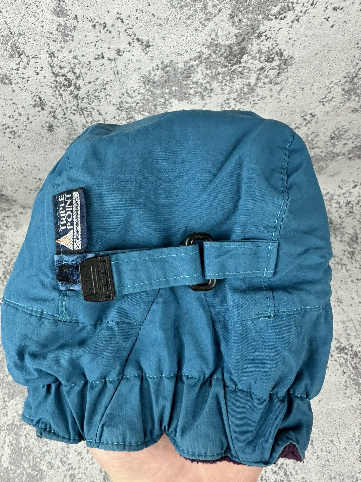 Vintage Vintage LOWE ALPINE Tracking Fleece cap Blue Size 34 - 4 Thumbnail