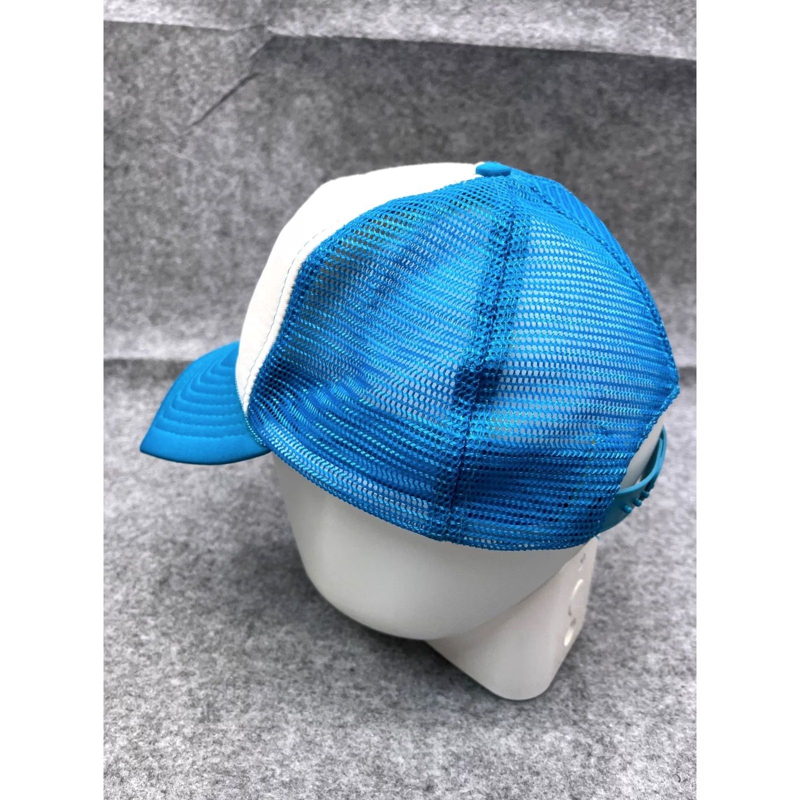 Vintage VINTAGE JDL Construction Hat Cap Blue Poly Rope 90s Trucker Adult One Size Size ONE SIZE - 5 Thumbnail