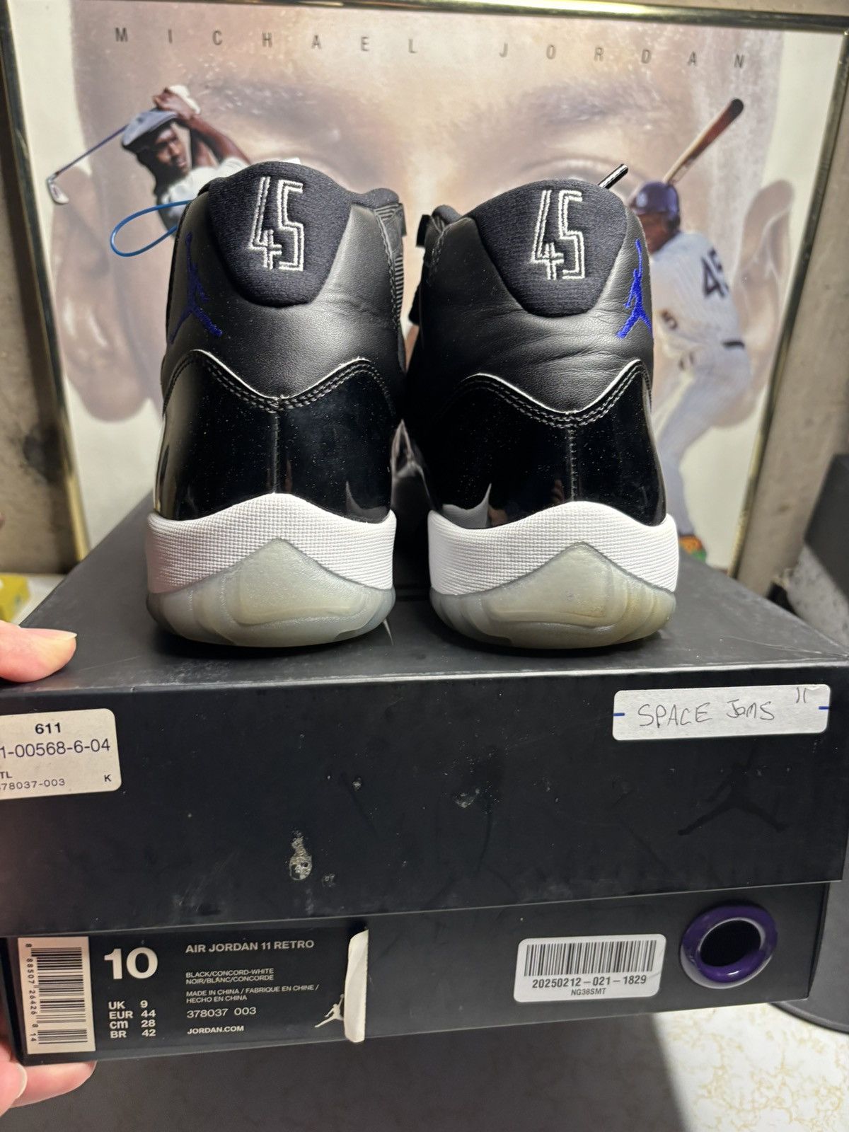 Jordan Brand Air Jordan 11 Retro 2016 Space Jam 2016 Size US 10 / EU 43 - 7 Thumbnail