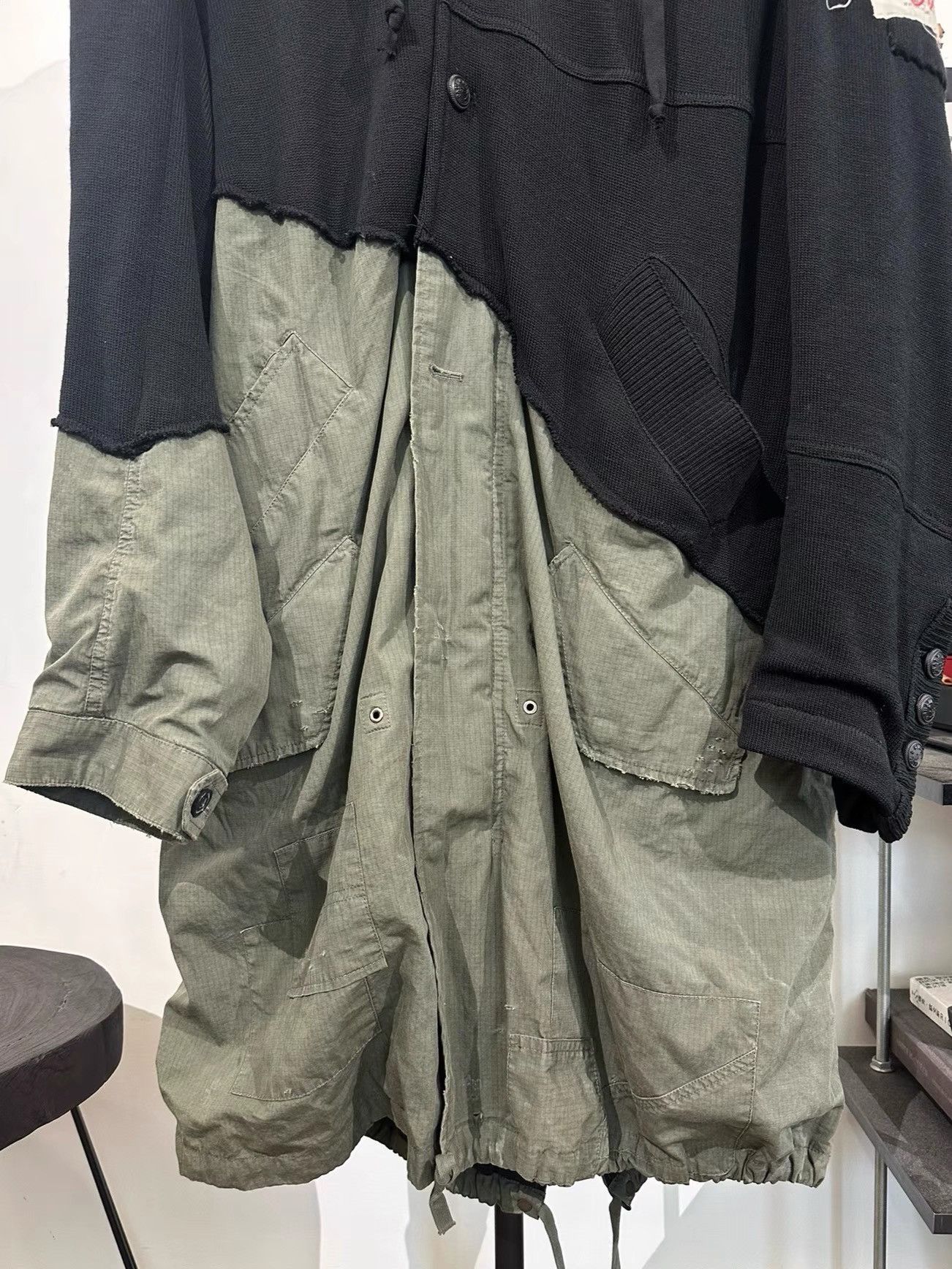 Greg Lauren Greg Lauren × Paul&Shark Military Wool Hooded Trench K35 Size US L / EU 52-54 / 3 - 4 Thumbnail