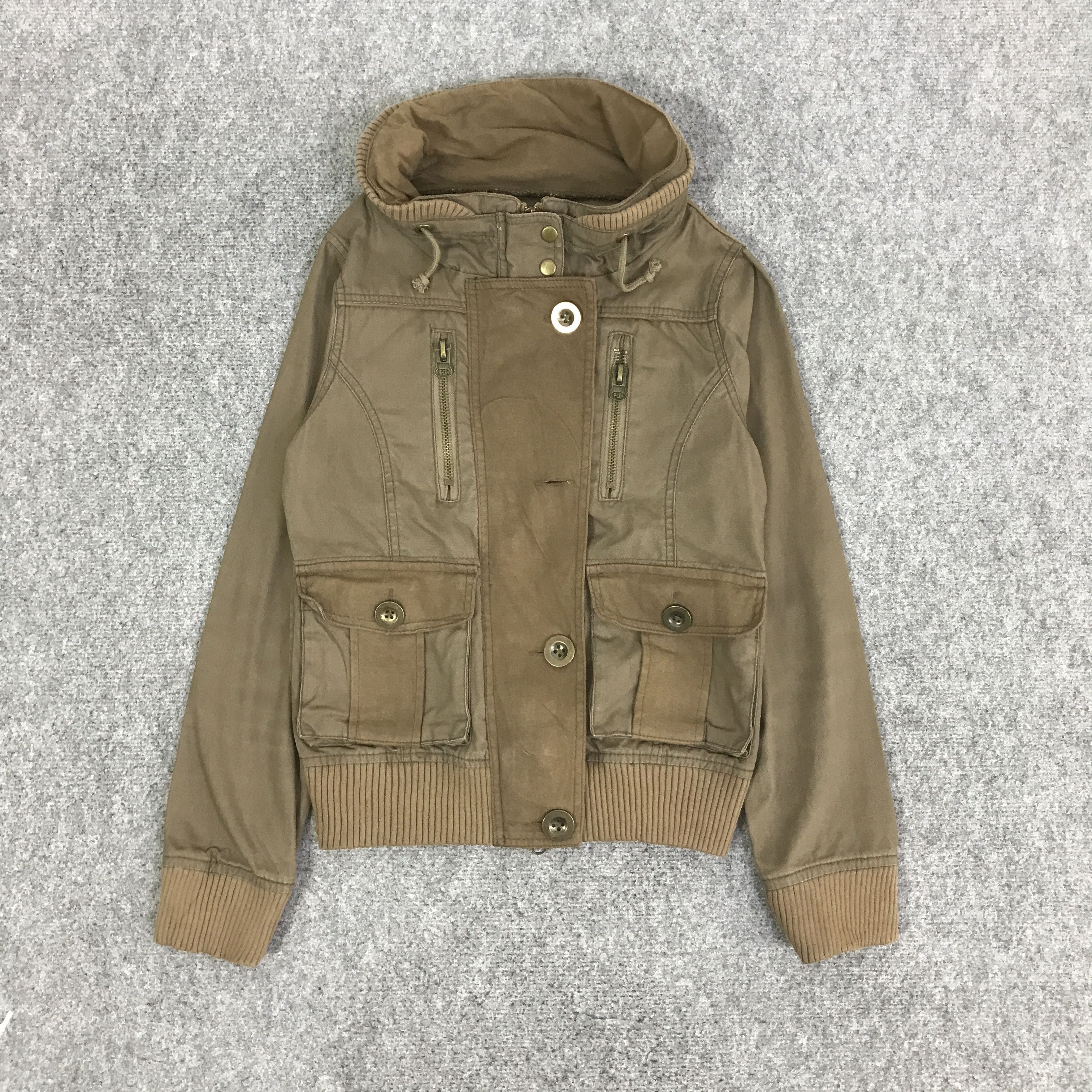 Japanese Brand BONO STYLE BACK NUMBER MILITARY JACKET K70B25 Size US XS / EU 42 / 0 - 1 Thumbnail