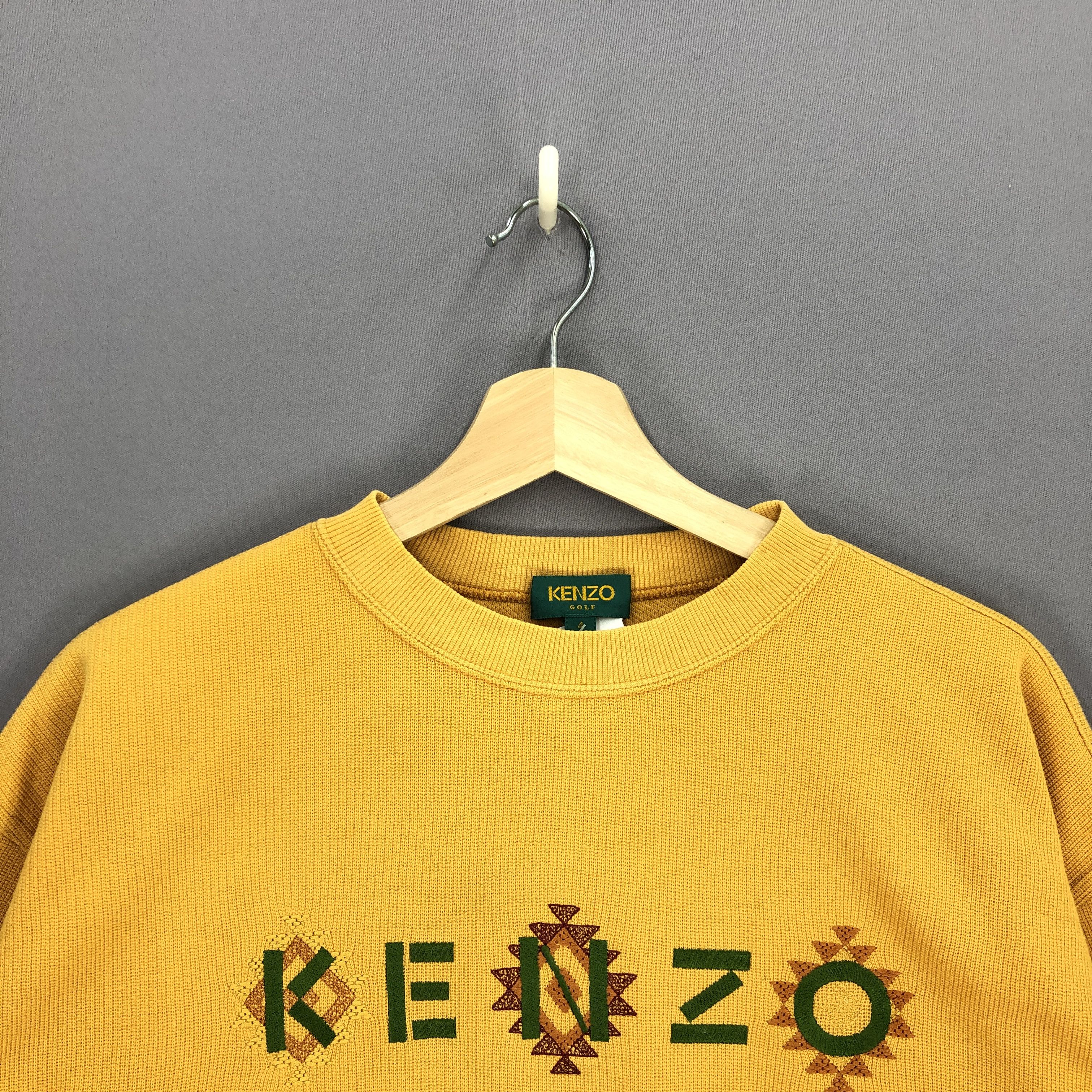 Kenzo × Vintage Vintage Kenzo Sweatshirt Embroidery Kenzo Sweater Jumper Size US M / EU 48-50 / 2 - 5 Thumbnail