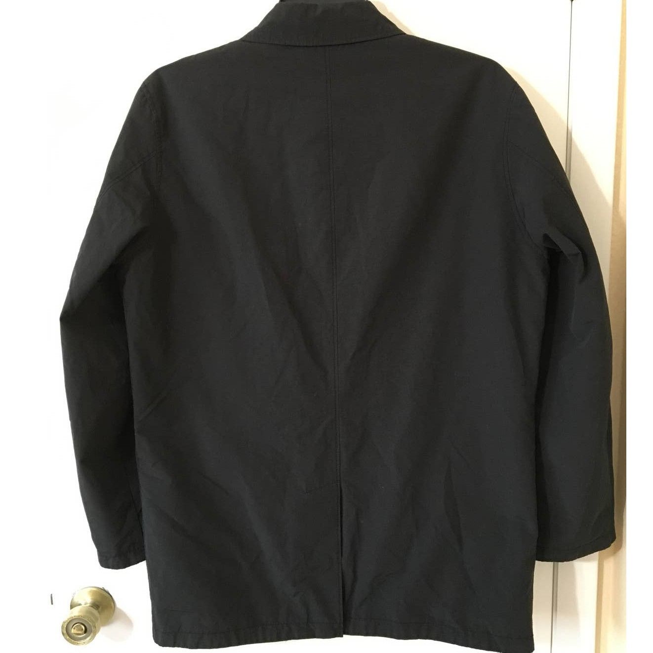 Other Allan Clark 50 Lightweight Hidden Button Up Black Jacket Size US M / EU 48-50 / 2 - 2 Thumbnail