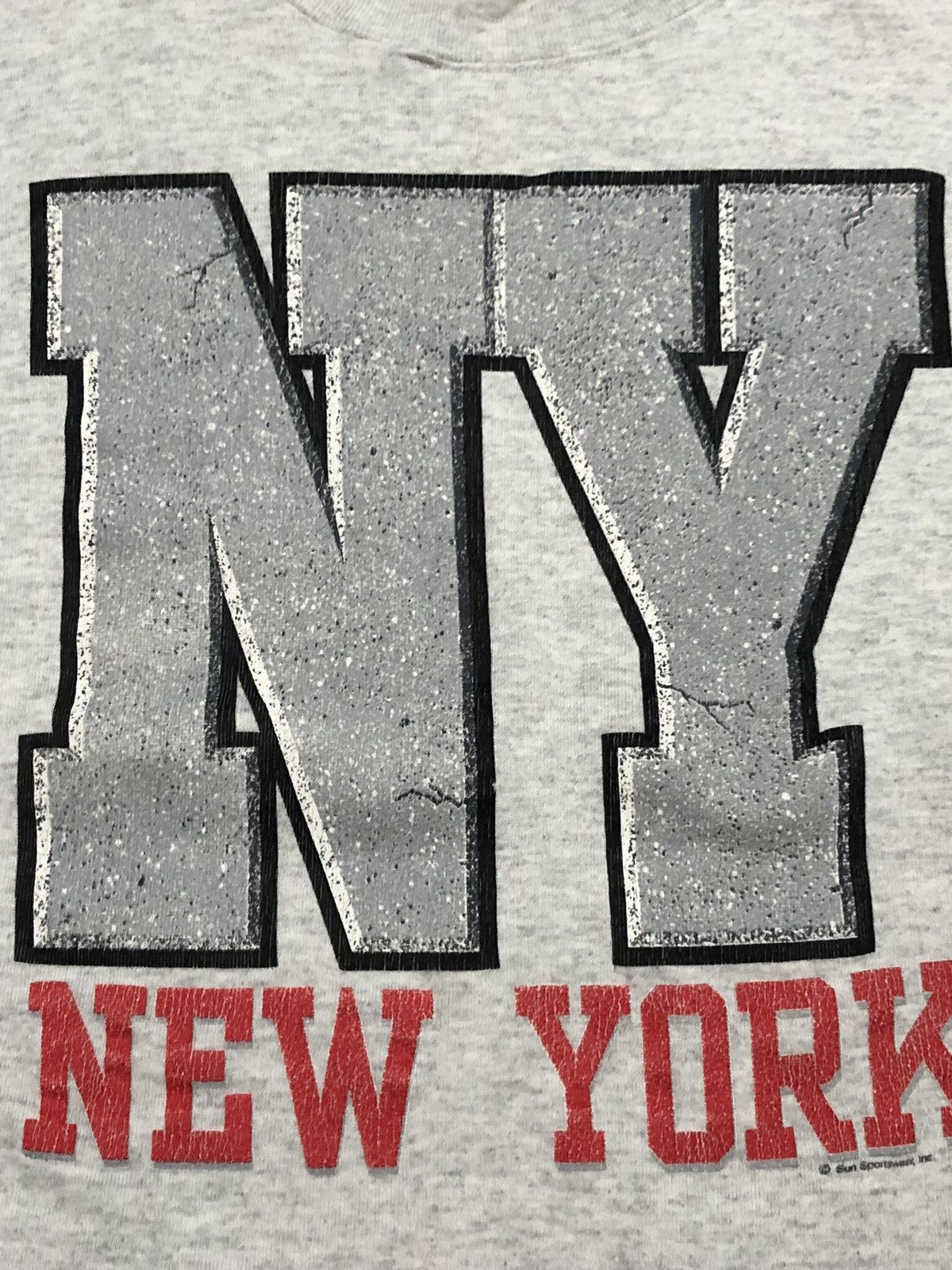 Vintage 90s New York Tourist Sweatshirt Size US L / EU 52-54 / 3 - 2 Thumbnail