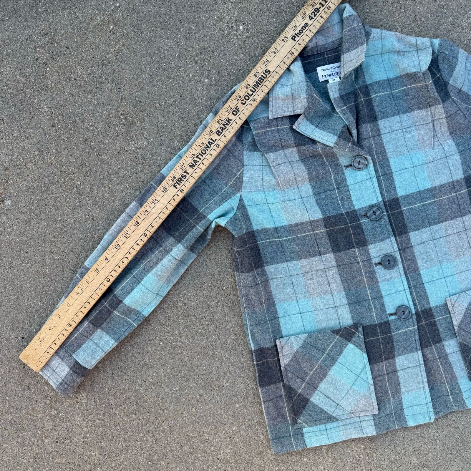 Pendleton Pendleton ‘49er Heritage Wool Blazer Jacket Blue Plaid M Size M / US 6-8 / IT 42-44 - 9 Thumbnail