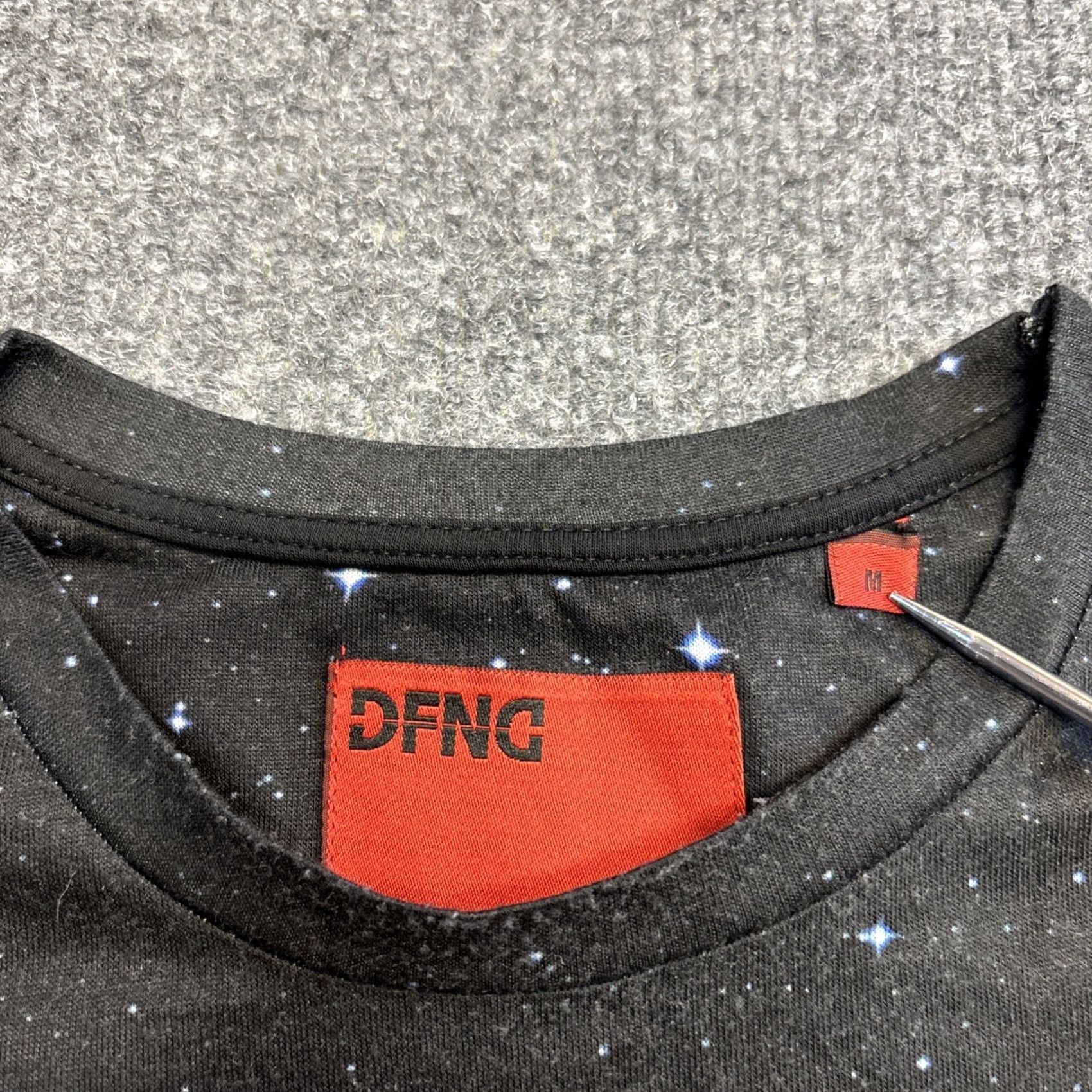 Vintage DFND London Shirt Mens M Black Men Star Print Short Sleeve Size US M / EU 48-50 / 2 - 2 Thumbnail