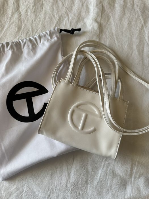 Telfar bag small cheap white