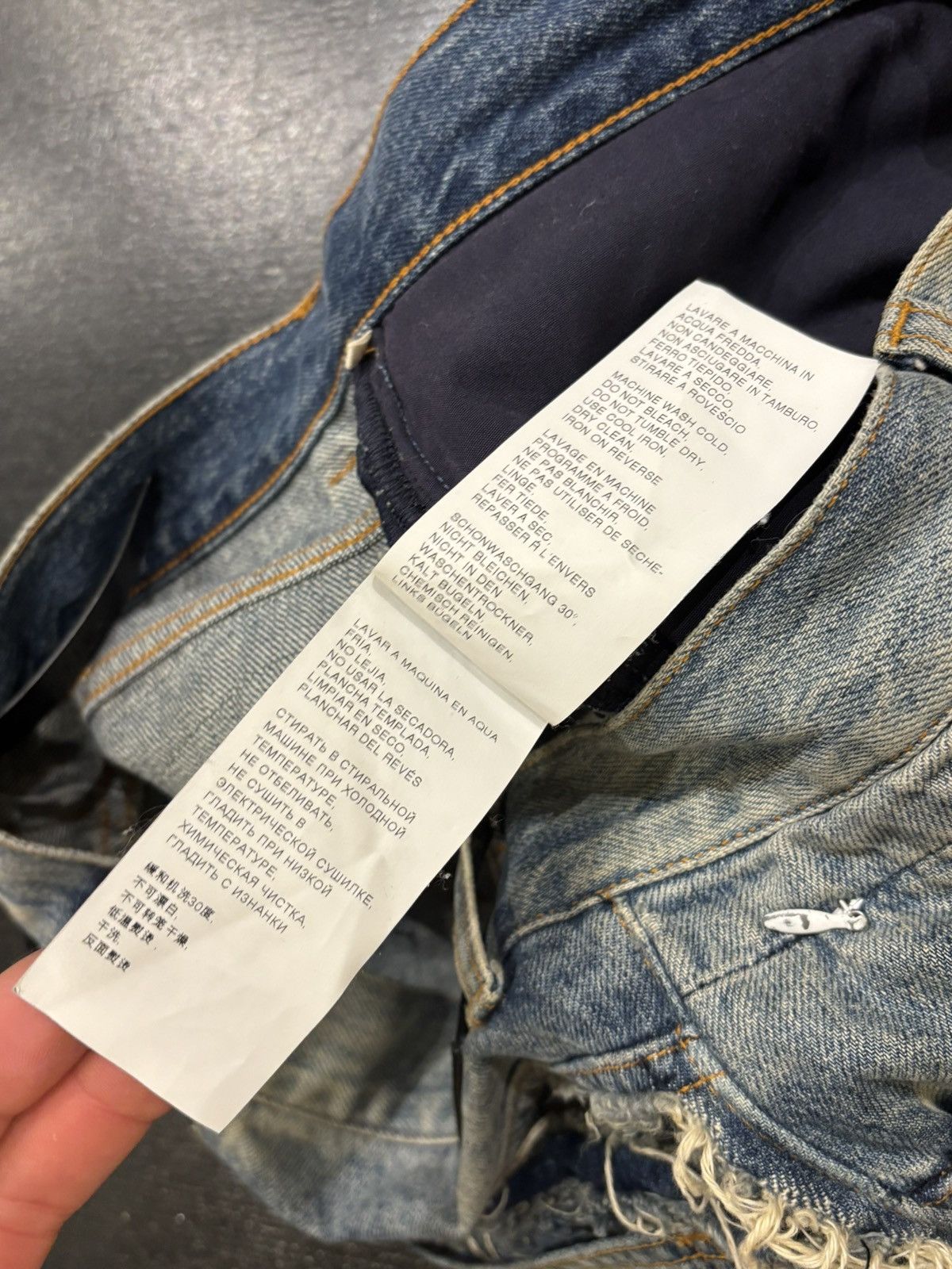 1017 ALYX 9SM 1017 Alyx 9sm X Blackmeans Salvaged Denim Jeans Size US 30 / EU 46 - 5 Thumbnail