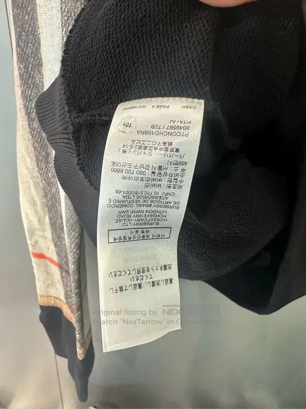 Burberry Burberry Black Cotton Printed Long Sleeve Sweatshirt. Size US S / EU 44-46 / 1 - 3 Thumbnail