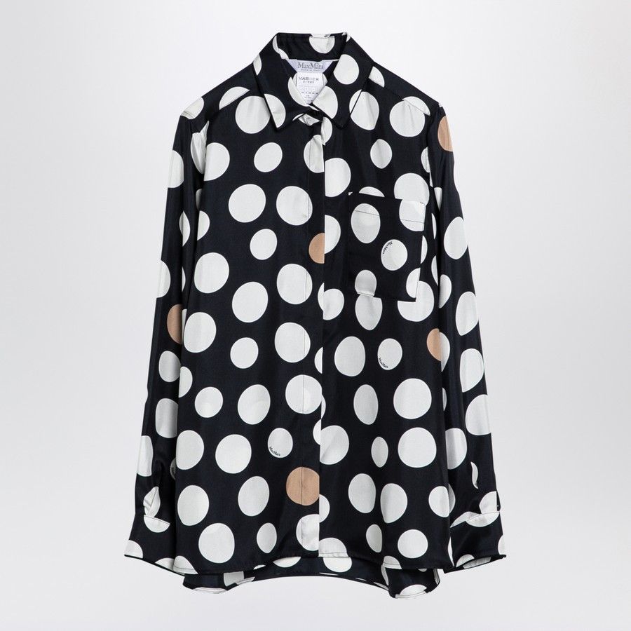Max Mara o1d2blof0824 Shirts in Black & White Size M / US 6-8 / IT 42-44 - 1 Thumbnail