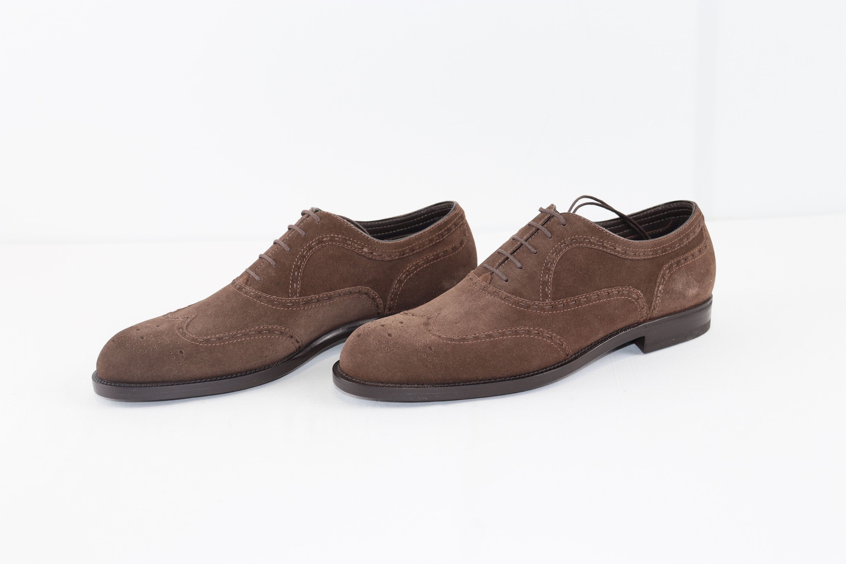 Bottega Veneta o1rshd1 Calf Skin Suede Leather Sole Shoe in Brown Size US 8 / EU 41 - 6 Thumbnail