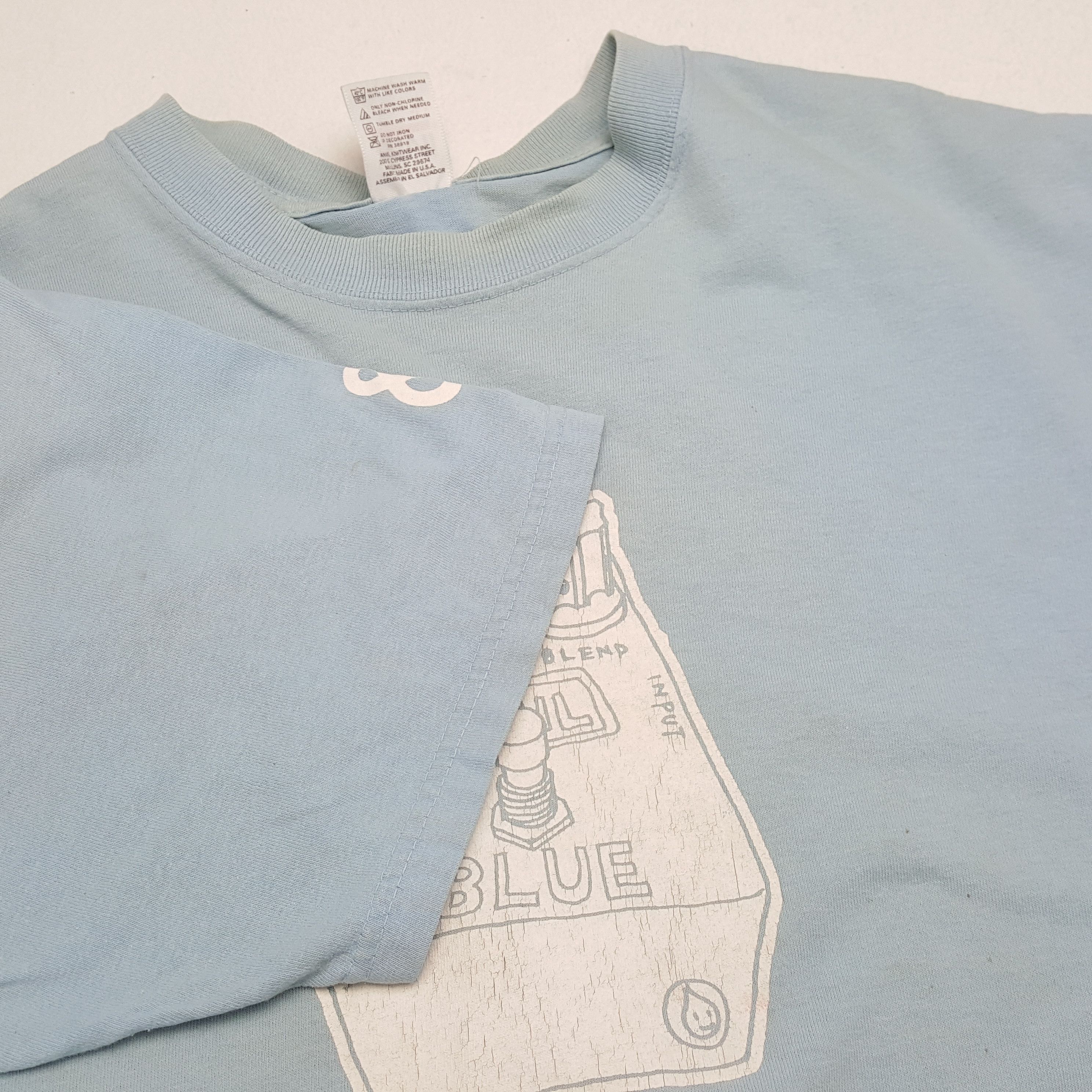 Vintage COIL BLUE Rock Band Tshirt Size US L / EU 52-54 / 3 - 7 Thumbnail