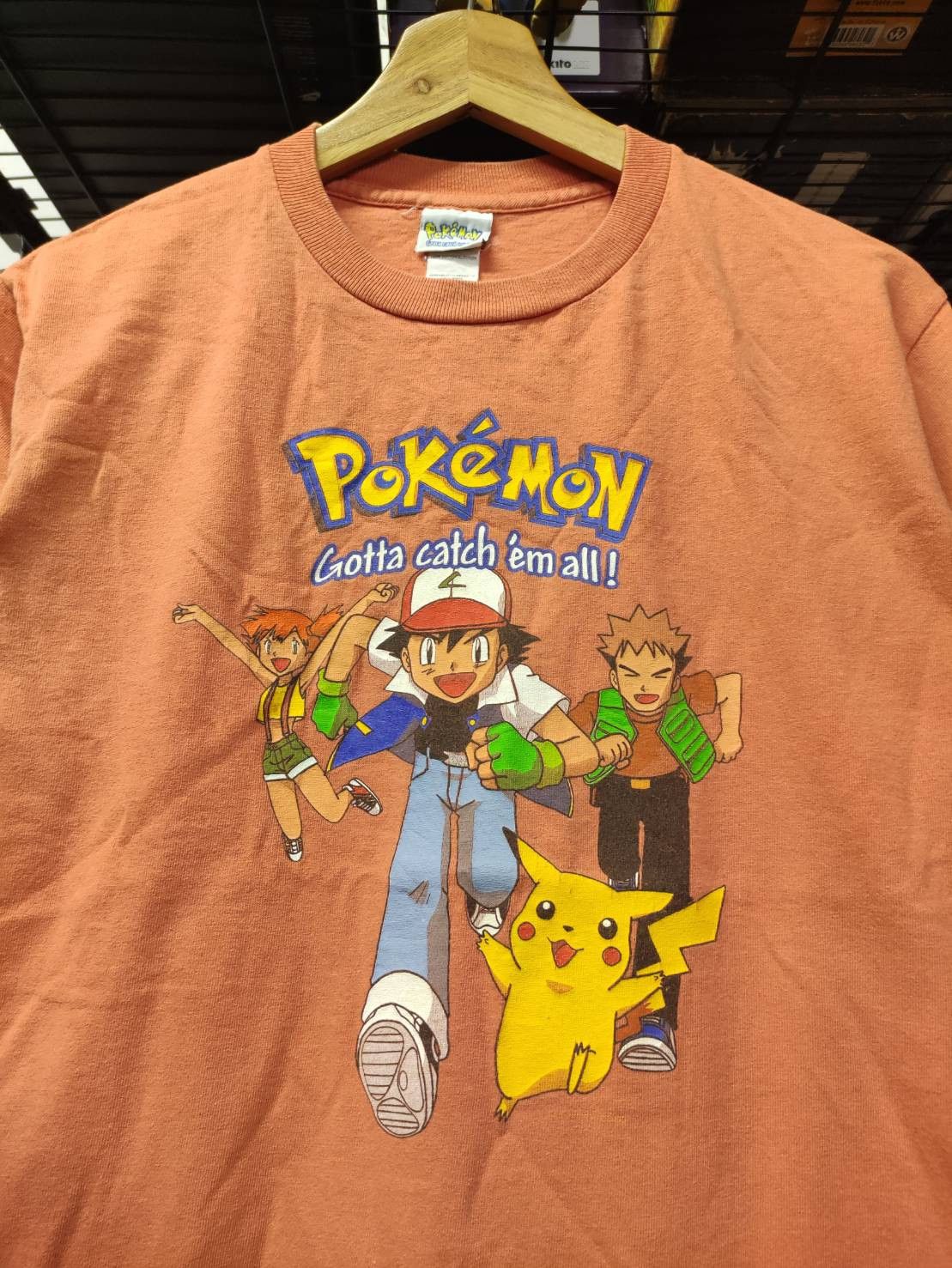 Pokemon Vtg 90's Pokemon " Gotta catch ‘em all " Nintendo T-Shirt Size US M / EU 48-50 / 2 - 1 Thumbnail