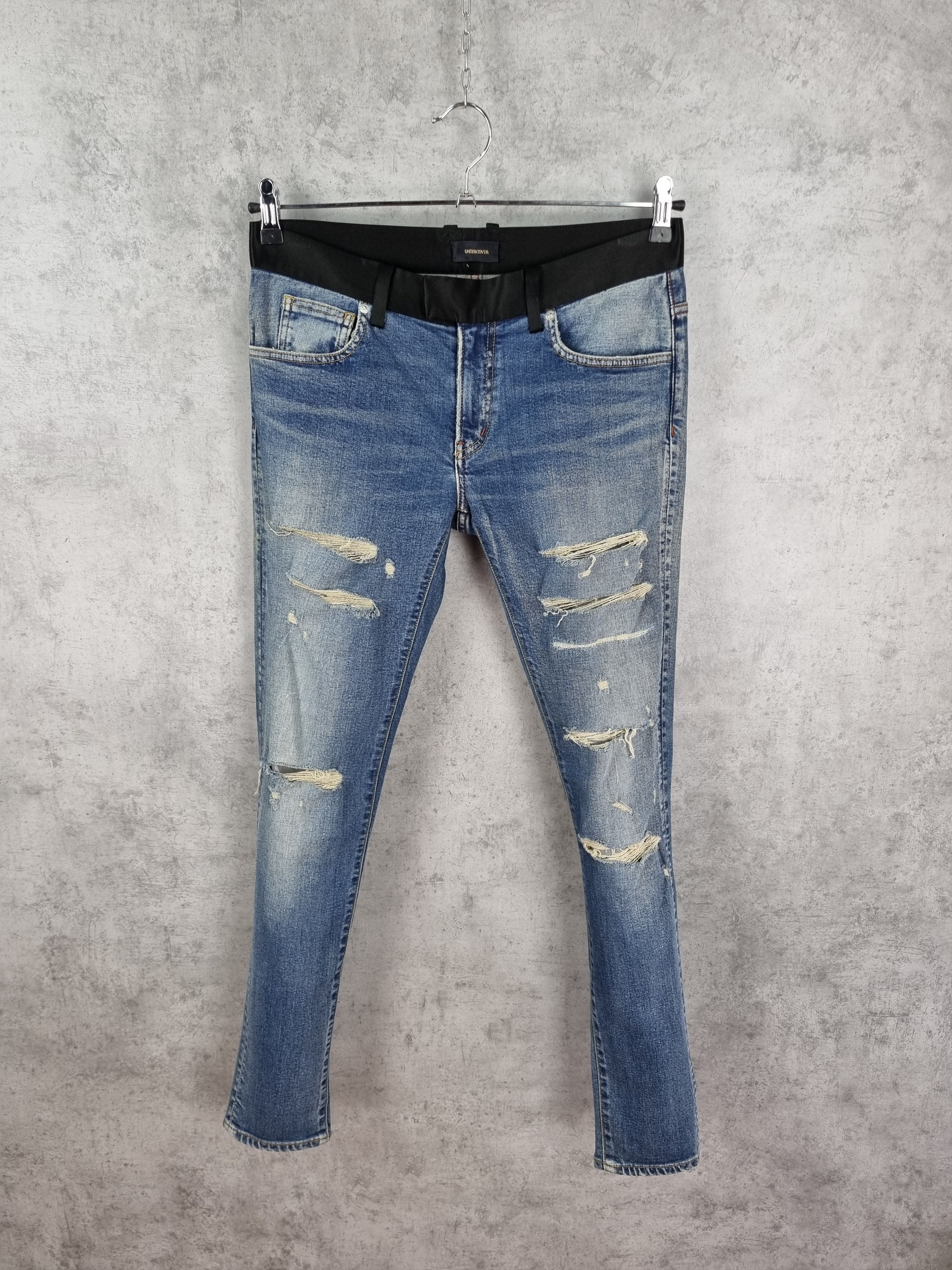 Undercover Satin Waist Silk Cotton Undercover Skinny Jeans Size US 28 / EU 44 - 1 Thumbnail