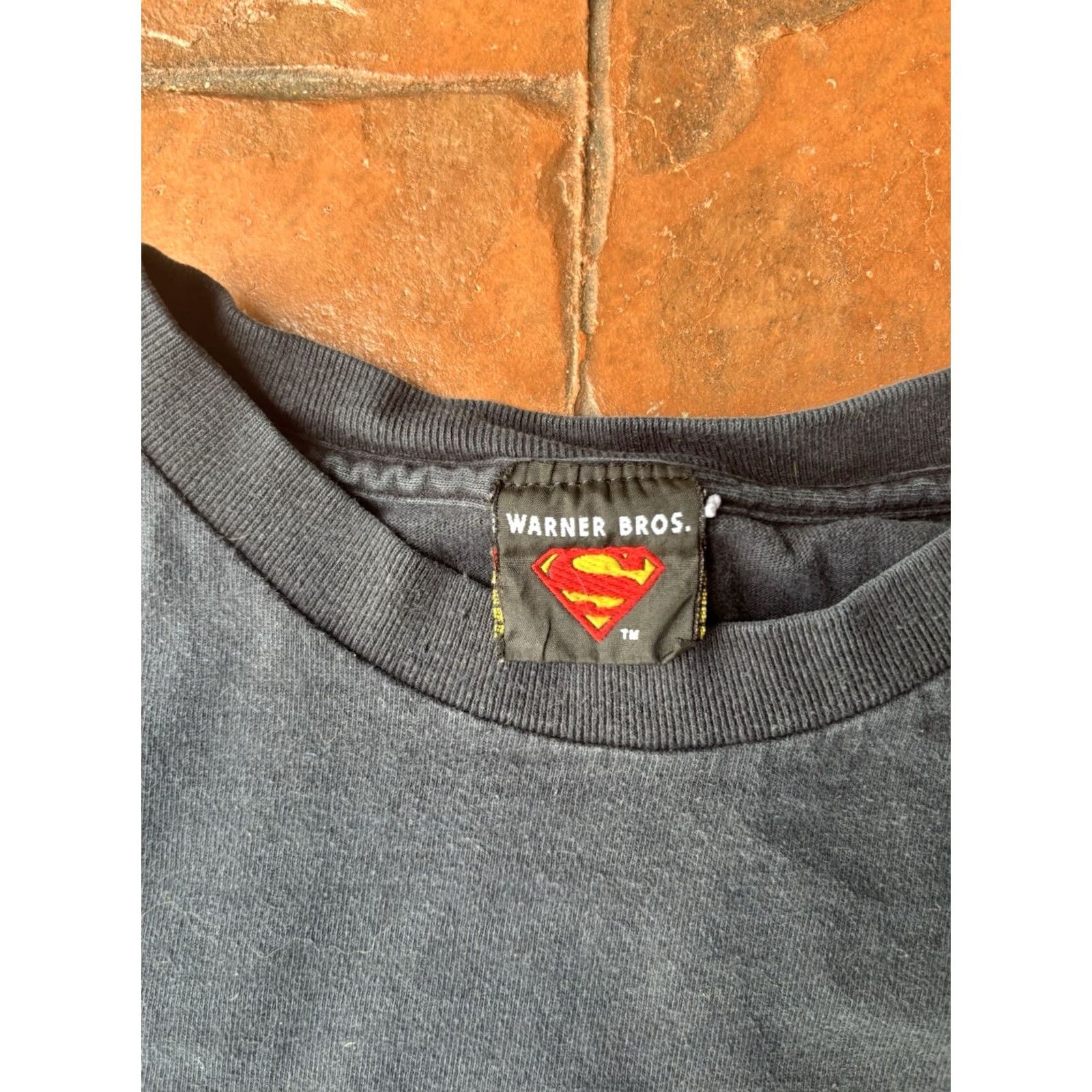 Vintage VINTAGE Superman Flaming T-Shirt Grunge Cartoon Size US M / EU 48-50 / 2 - 2 Thumbnail