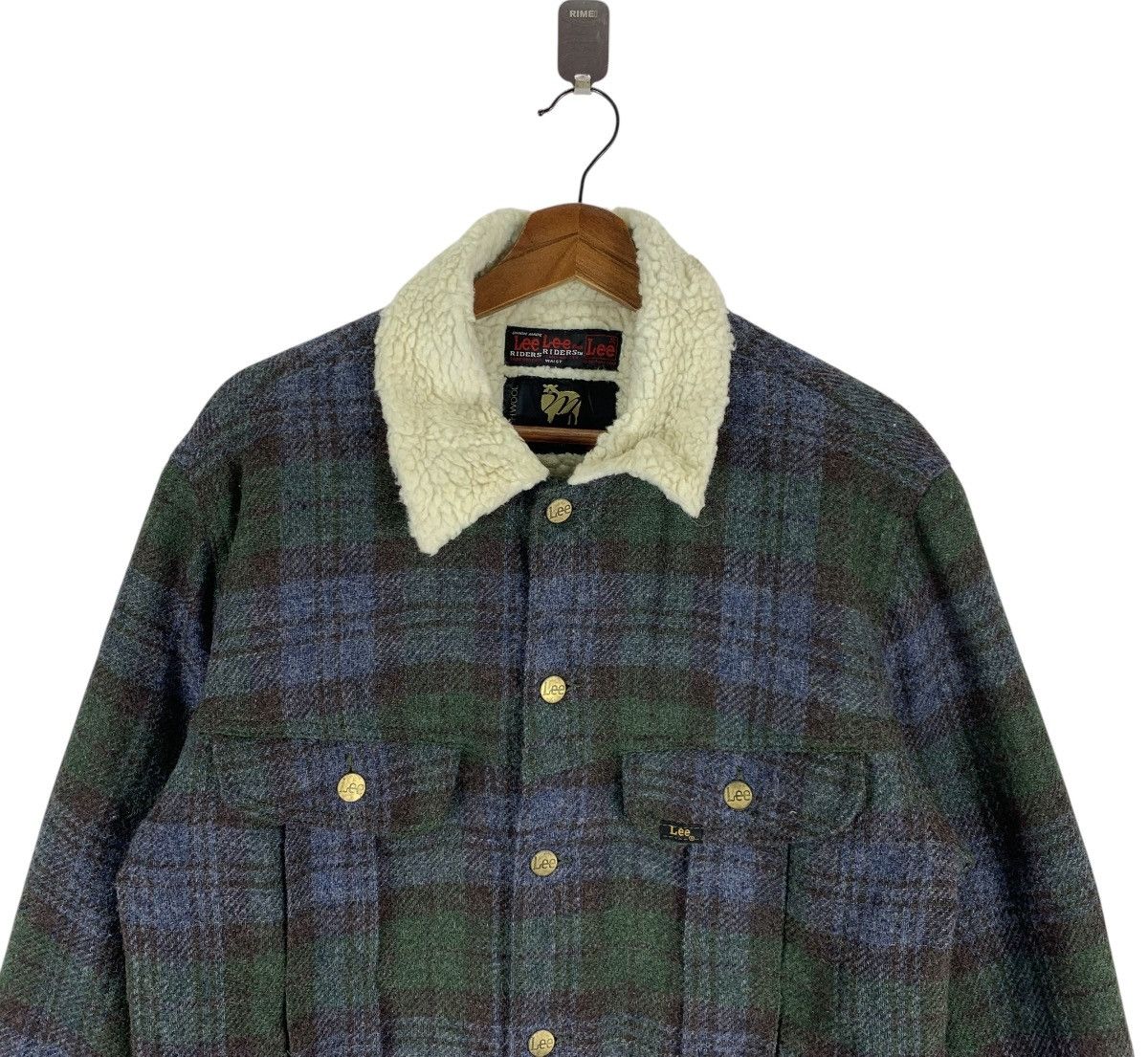 Lee Vintage Lee Storm Riders Tartan Wool Jacket Size US L / EU 52-54 / 3 - 6 Thumbnail