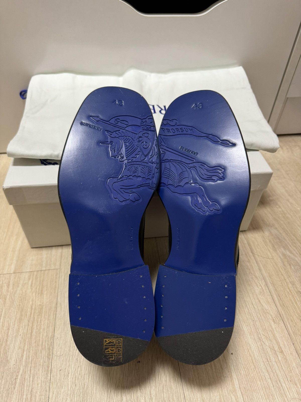 Burberry Knight Derby Leather Shoes Size US 10 / EU 43 - 4 Thumbnail