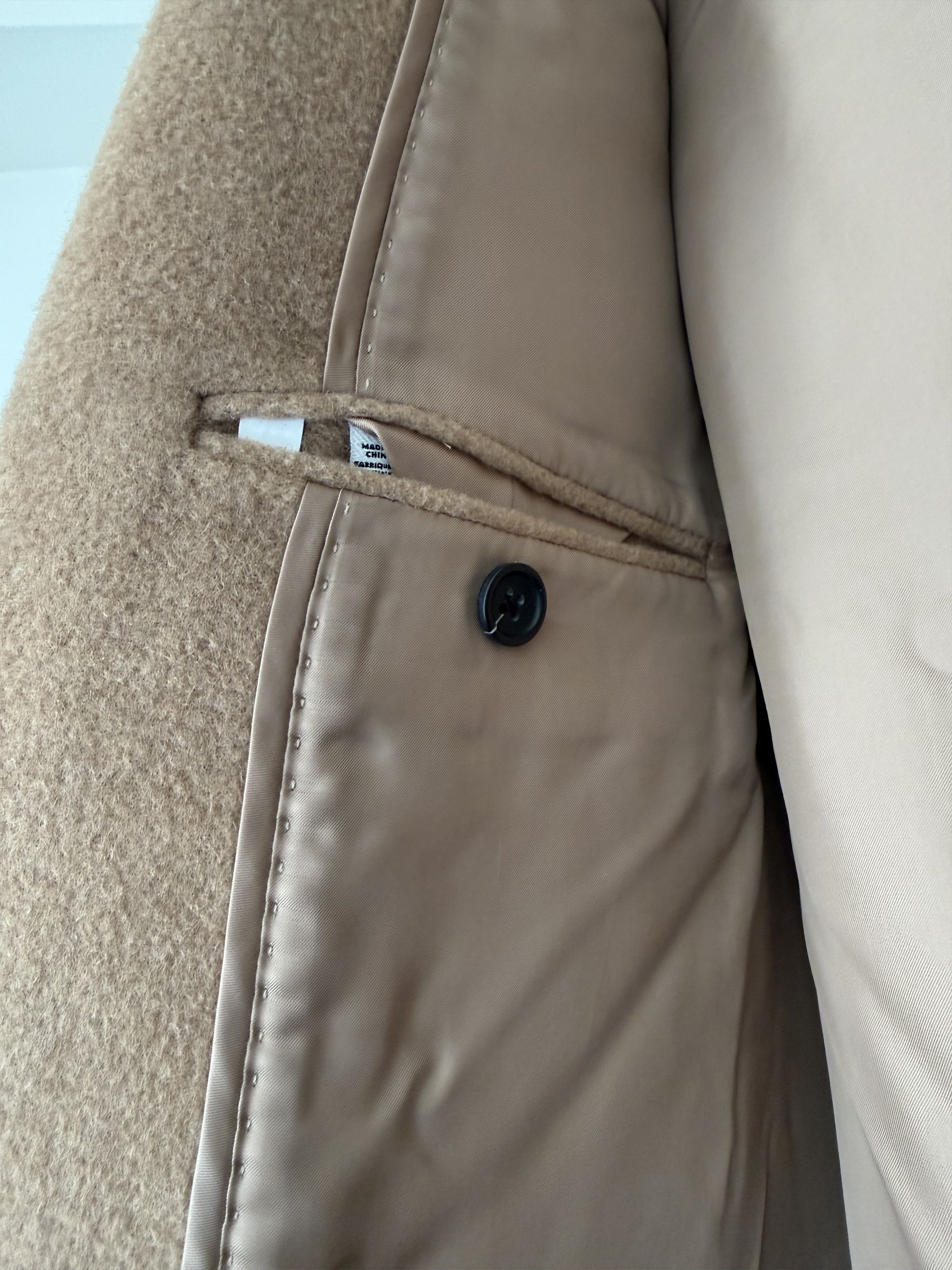 Club Monaco Club Monaco Camel Hair Double Breasted Polo Coat Size US M / EU 48-50 / 2 - 5 Thumbnail