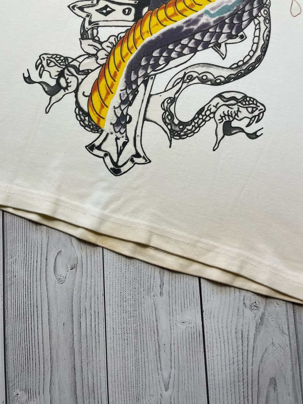 Ed Hardy × Vintage Vintage Ed Hardy logo tee snake distressed size M Size US M / EU 48-50 / 2 - 3 Thumbnail