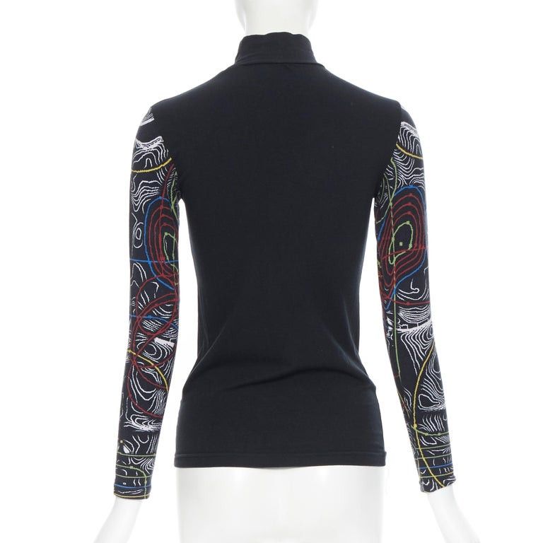 Jean Paul Gaultier JEAN PAUL GAULTIER Human Body Skeleton Anatomy Top Size S / US 4 / IT 40 - 5 Thumbnail
