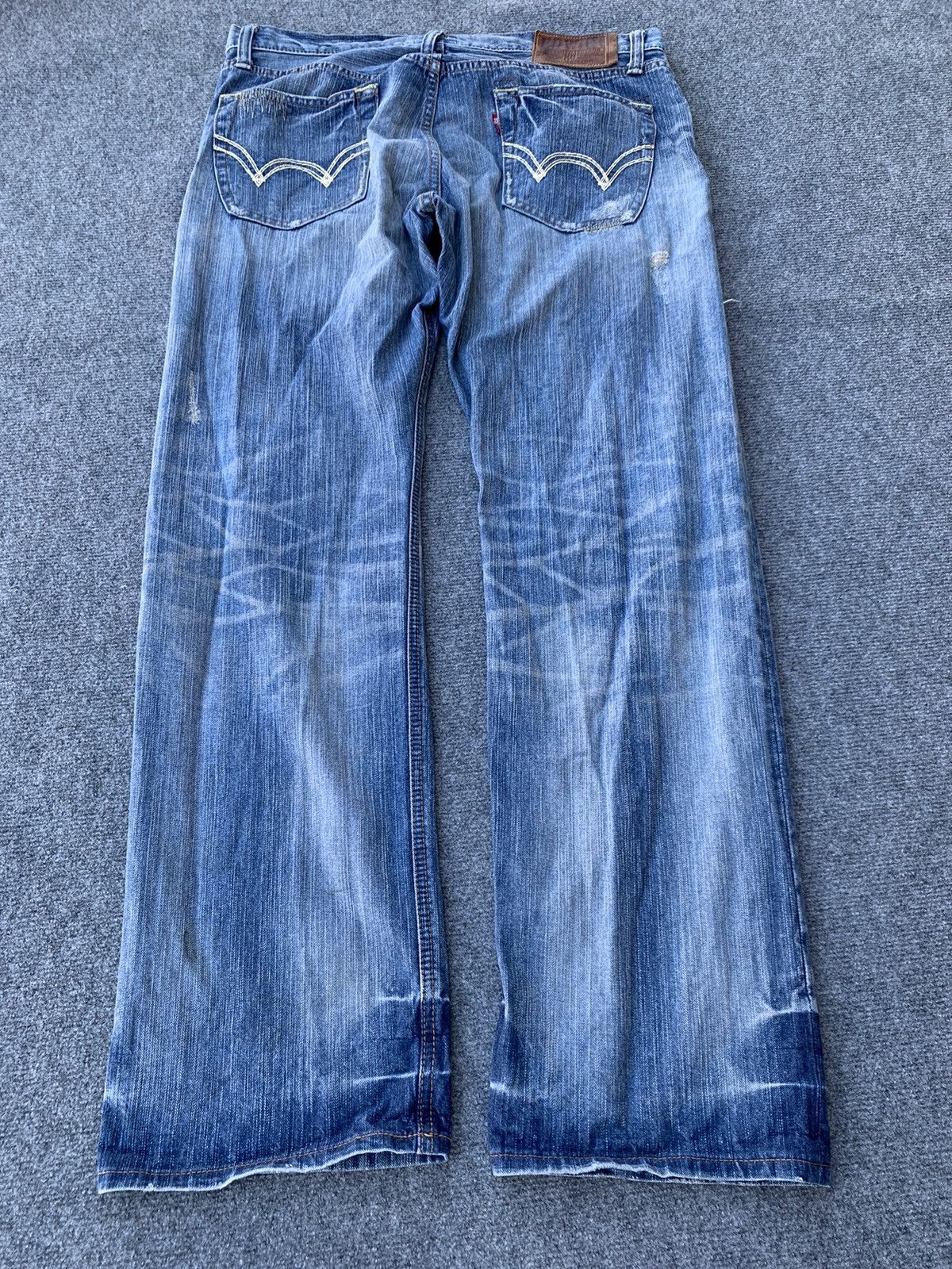 Edwin Distressed Edwin XV faded blue. Size US 37 - 4 Thumbnail