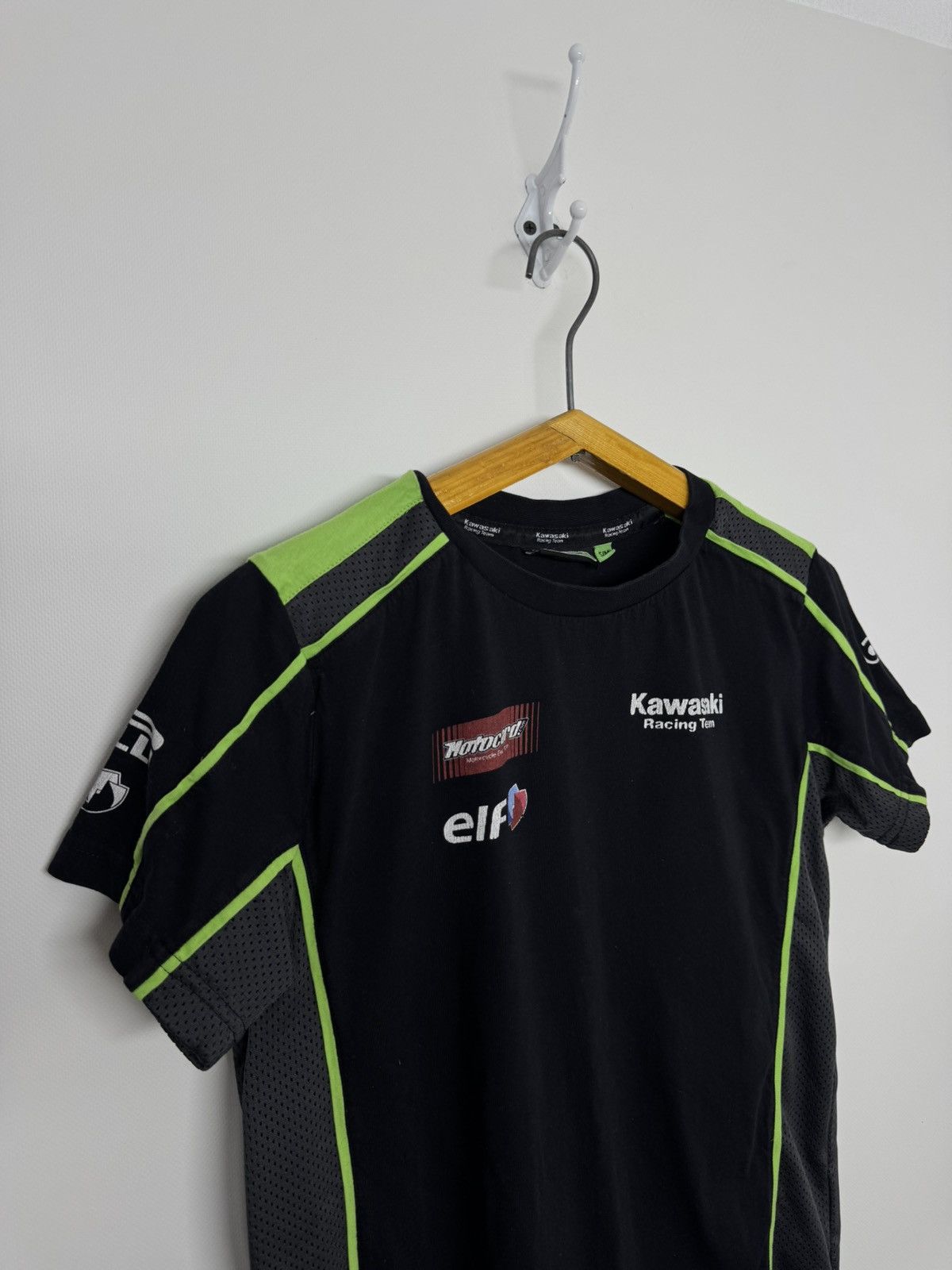 Vintage Vintage Y2k Kawasaki T shirt Motosport Racing Team Shirt Size US S / EU 44-46 / 1 - 5 Thumbnail