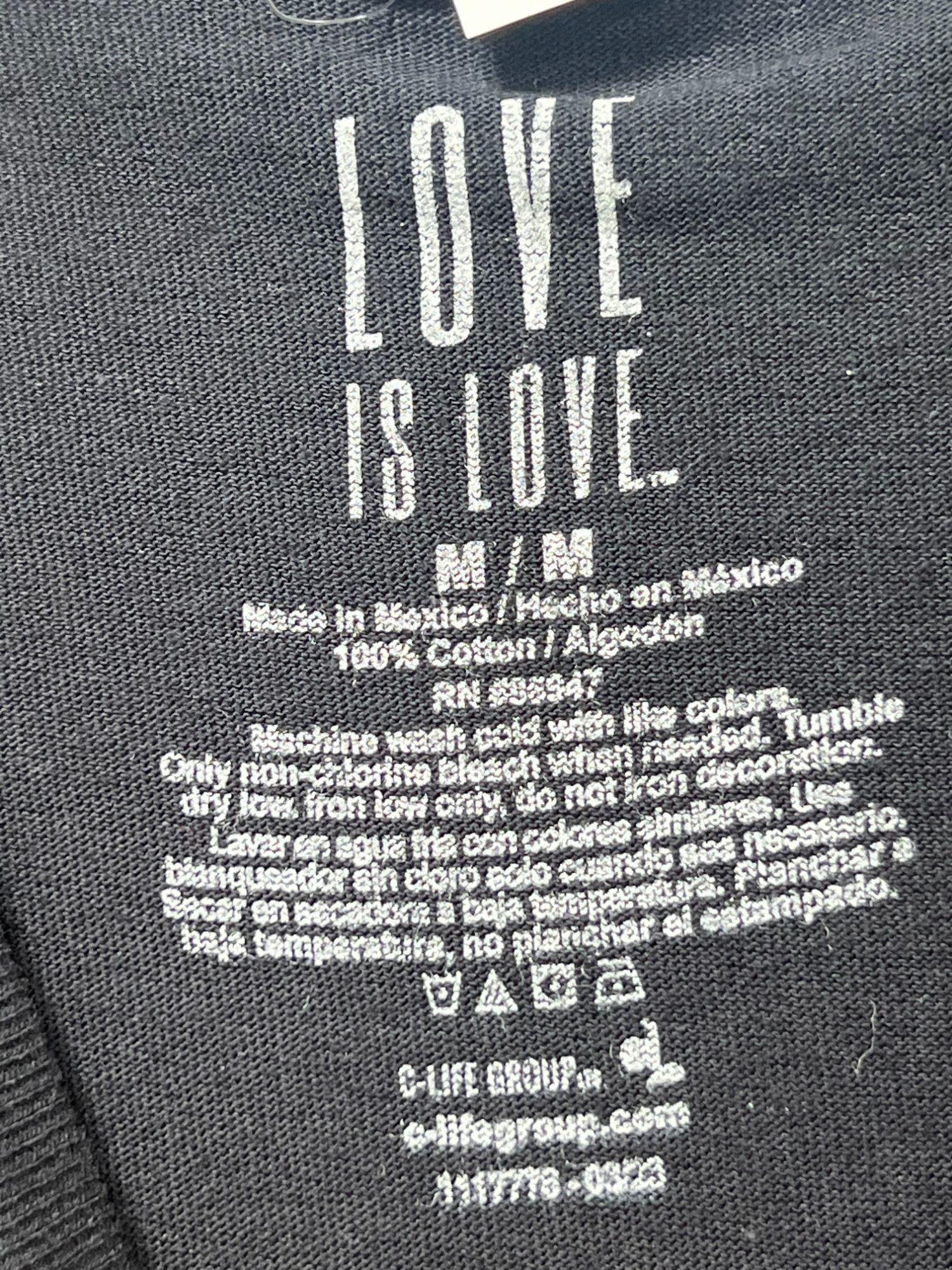 Other Love Is Love - Unisex Adults Short Sleeves T-Shirt - Graphic Size M / US 6-8 / IT 42-44 - 11 Thumbnail