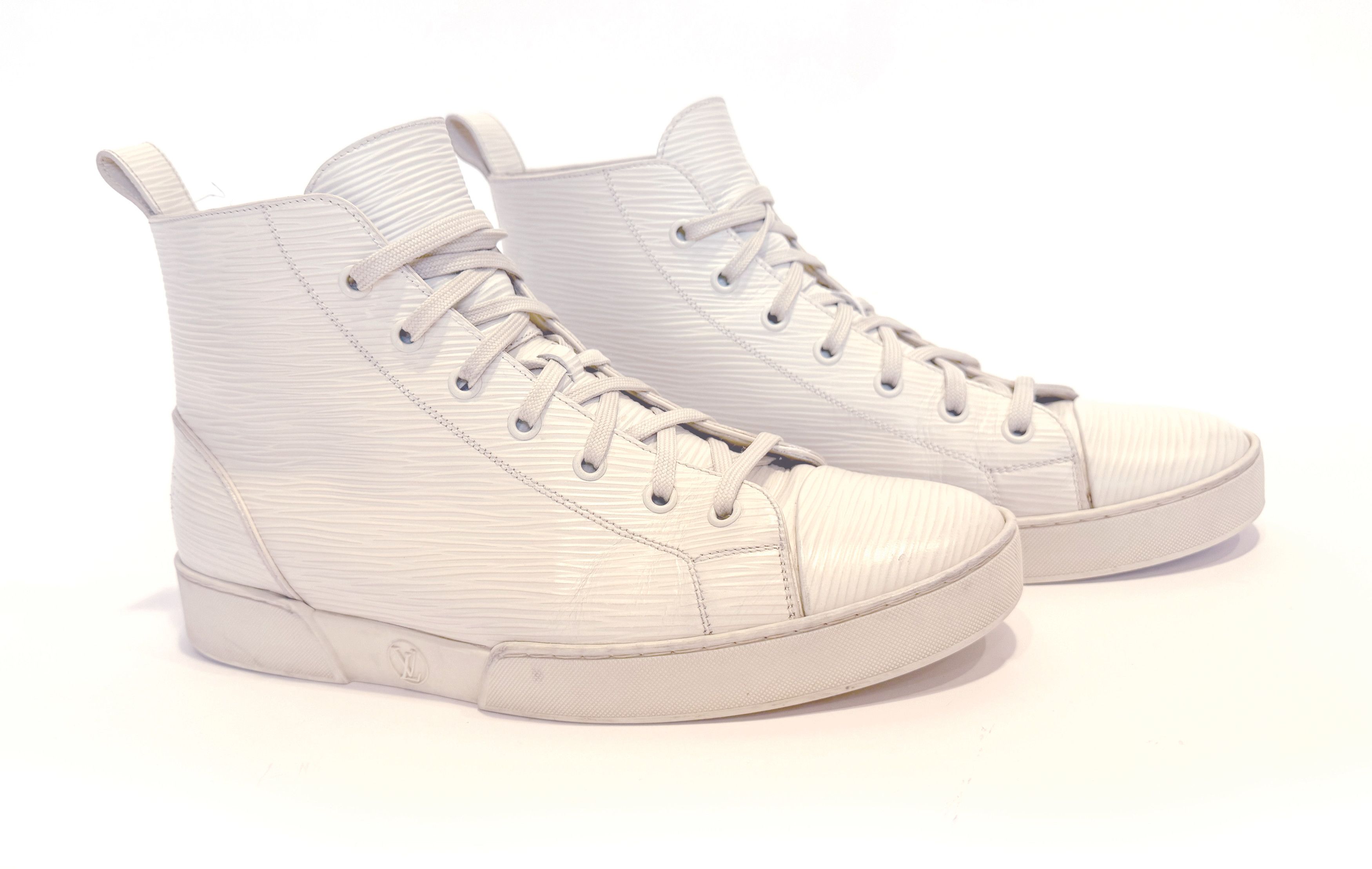 Louis Vuitton Louis Vuitton Epi Leather High-Top Sneaker - Men's Size US 6 Size US 6 / EU 39 - 1 Thumbnail