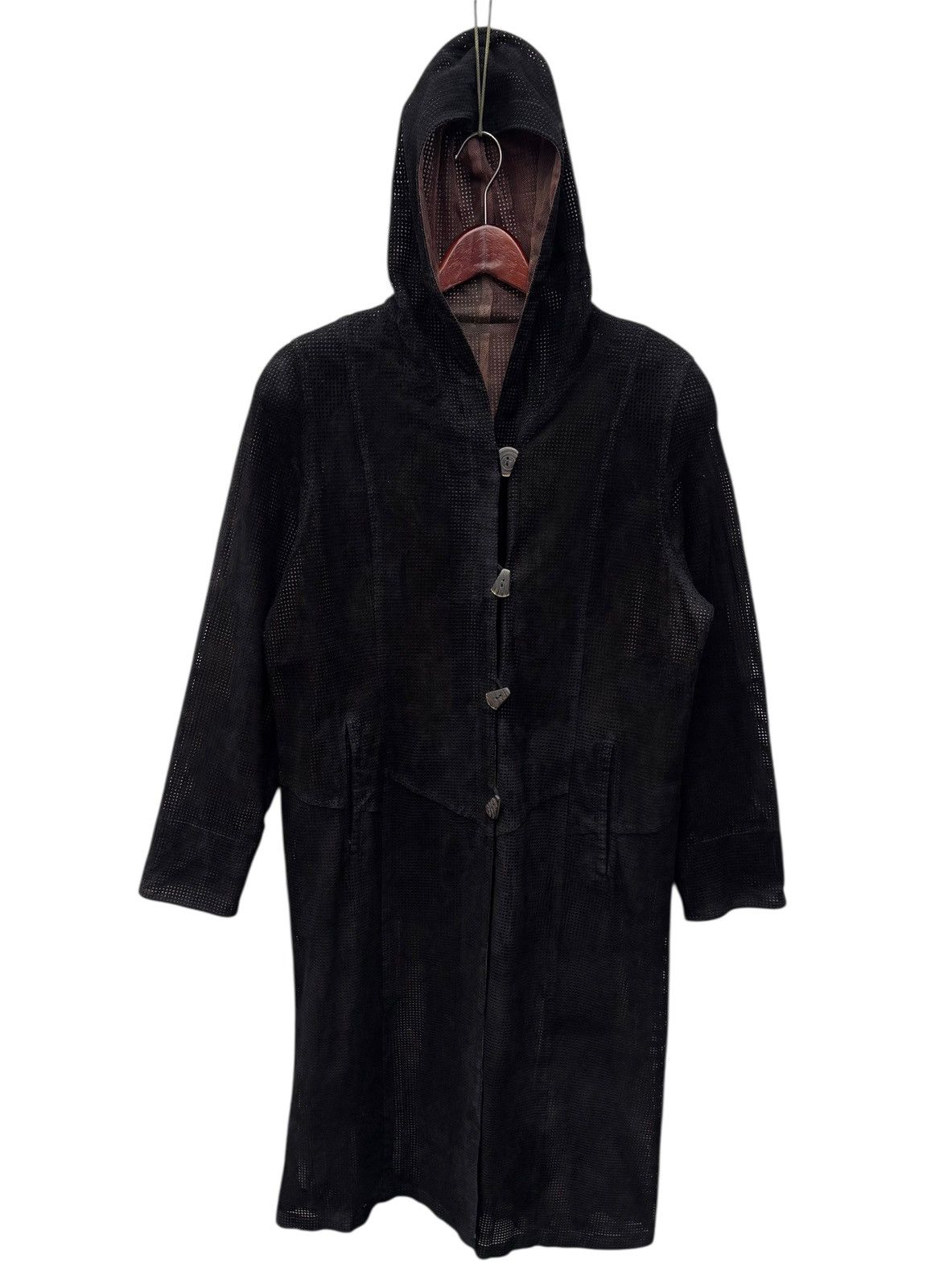Designer × Japanese Brand Tolk To by Tokyo Fur Mesh Hoodie Long Jacket Size M / US 6-8 / IT 42-44 - 2 Thumbnail
