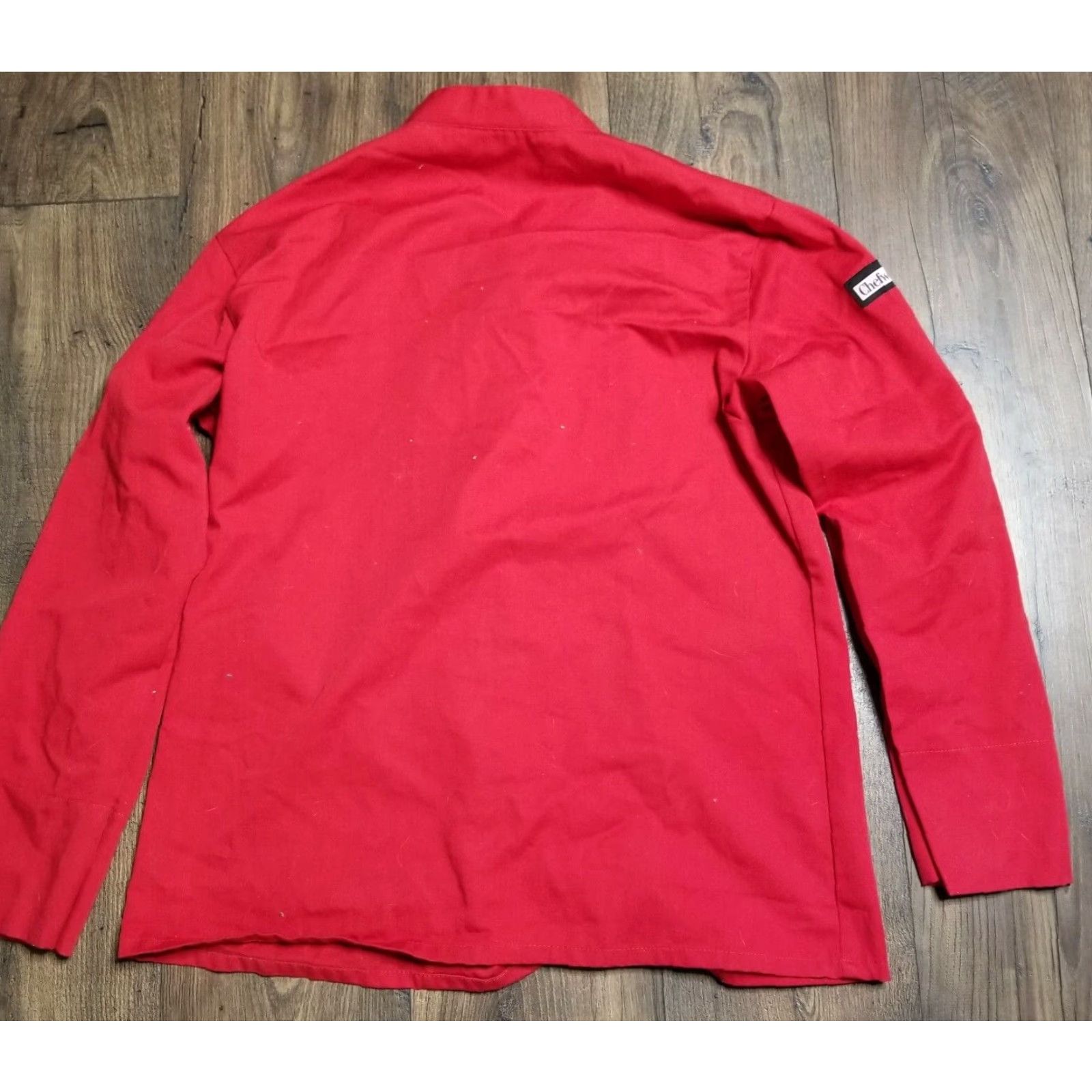 Vintage CHEF WEAR WOMEN'S M LONG SLEEVE JACKET CHEF COAT Red Rose Inn Plant City FL Size M / US 6-8 / IT 42-44 - 2 Thumbnail