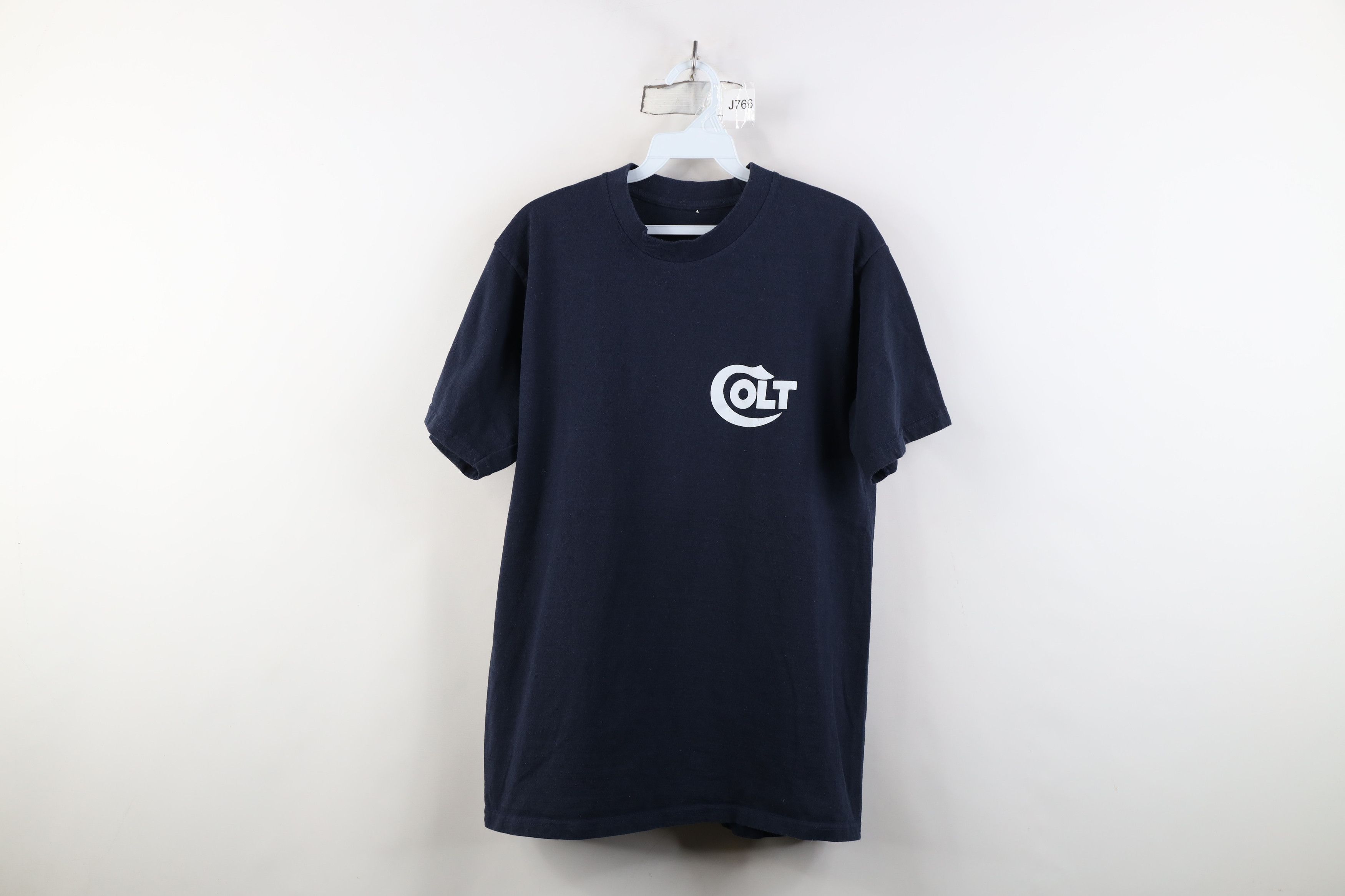 Vintage Vintage 90s Streetwear Spell Out Colt Firearms Gun T-Shirt Size US M / EU 48-50 / 2 - 1 Thumbnail