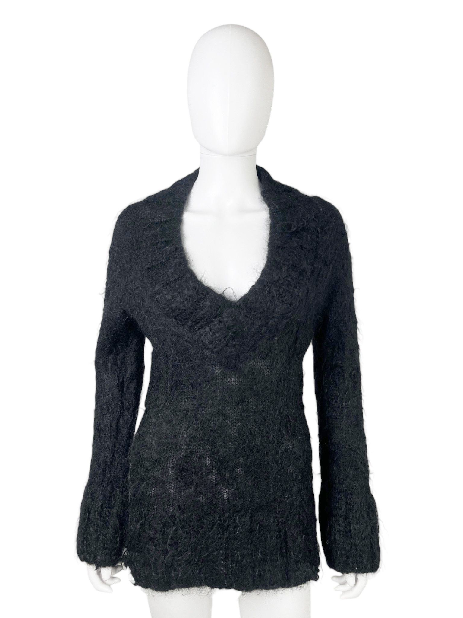Jean Paul Gaultier Jean Paul Gaultier 2000's Knit Angora Distressed Sweater Size M / US 6-8 / IT 42-44 - 1 Thumbnail