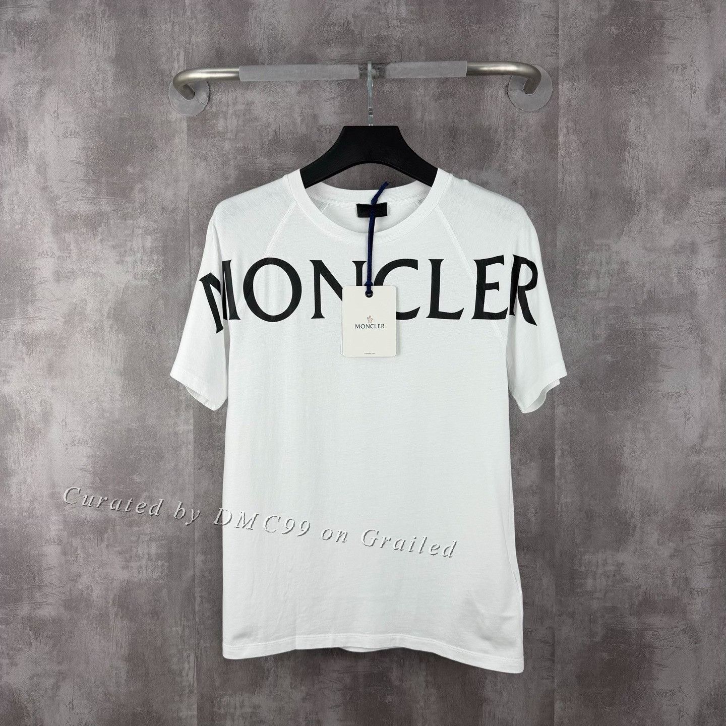 Moncler Moncler Black Logo Short-Sleeve T-Shirt Size US S / EU 44-46 / 1 - 1 Thumbnail