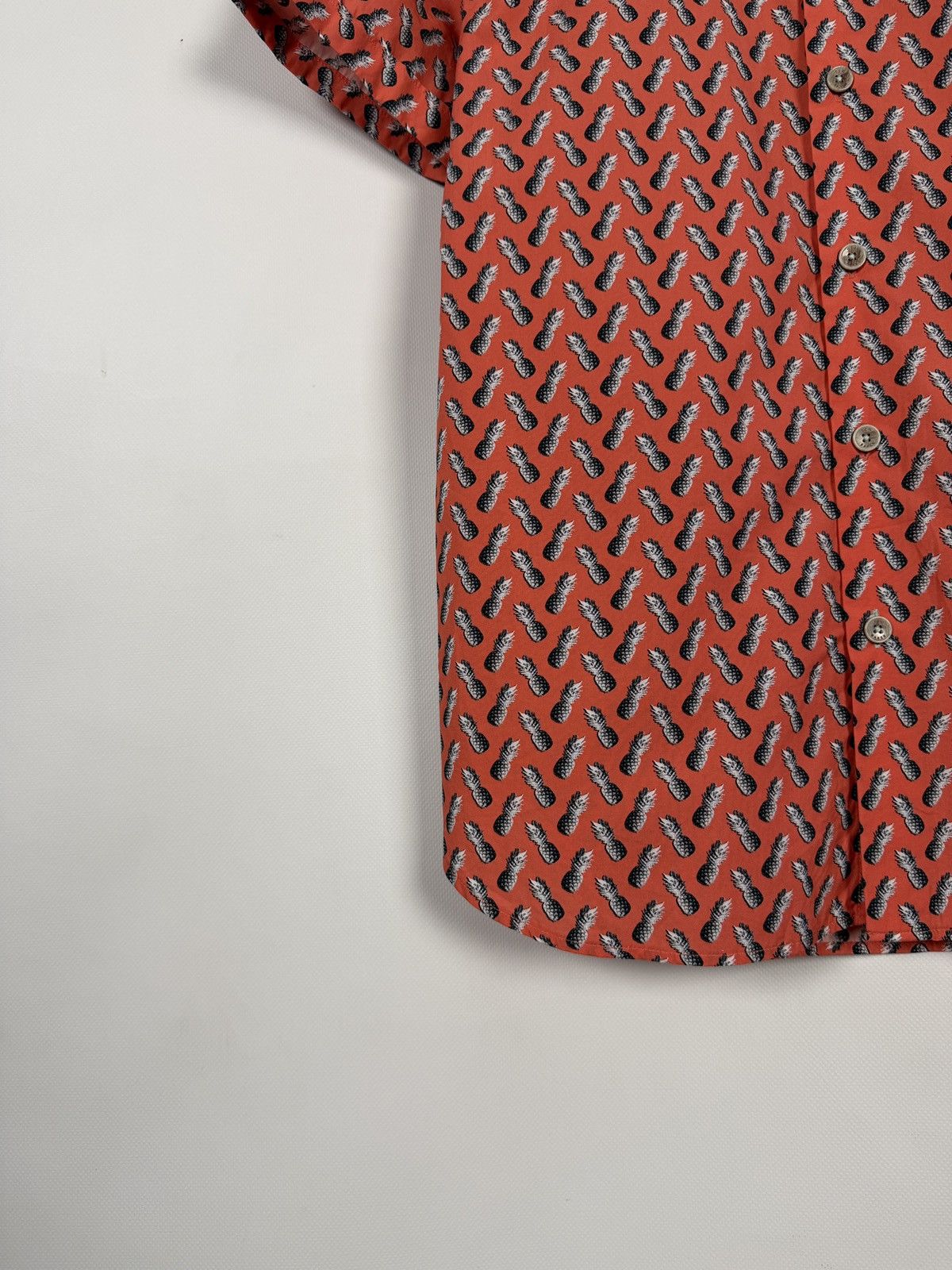 Ted Baker Ted Baker London Short Sleeve Shirt Pineapples Logo Size 3 Size US S / EU 44-46 / 1 - 4 Thumbnail