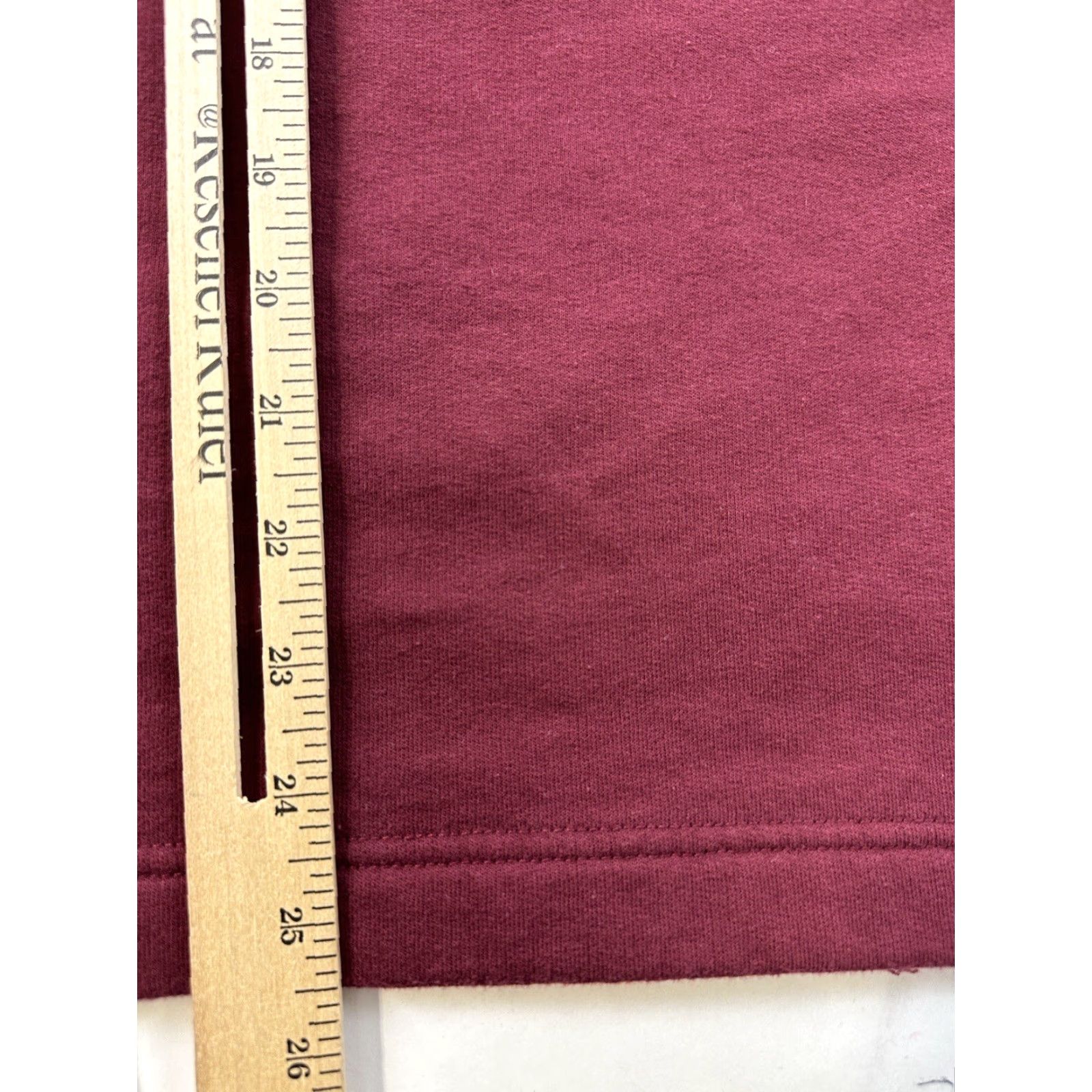 J.Crew J.CREW Sweatshirt Mens M Red Burgundy Mock Neck Zip Henley Regular Long Sleeve Solid Size US M / EU 48-50 / 2 - 5 Thumbnail