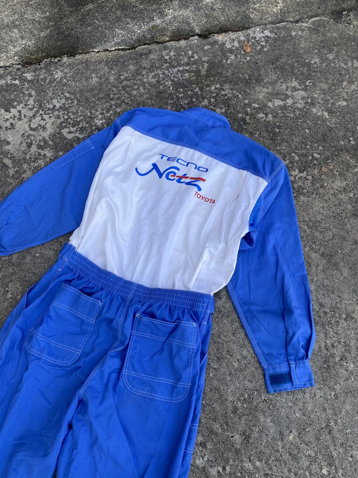 Vintage Toyota Tecno Netz Coveralls Overalls Jumpsuit