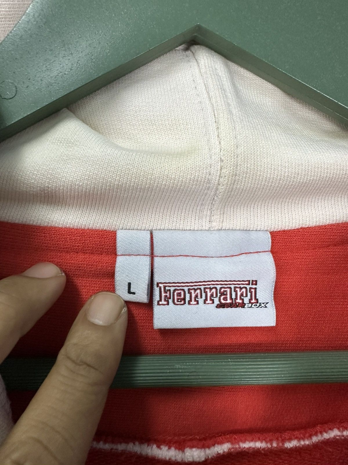 Ferrari Vintage Ferrari Gearbox Hoodie Jacket Z378 Size US L / EU 52-54 / 3 - 8 Thumbnail