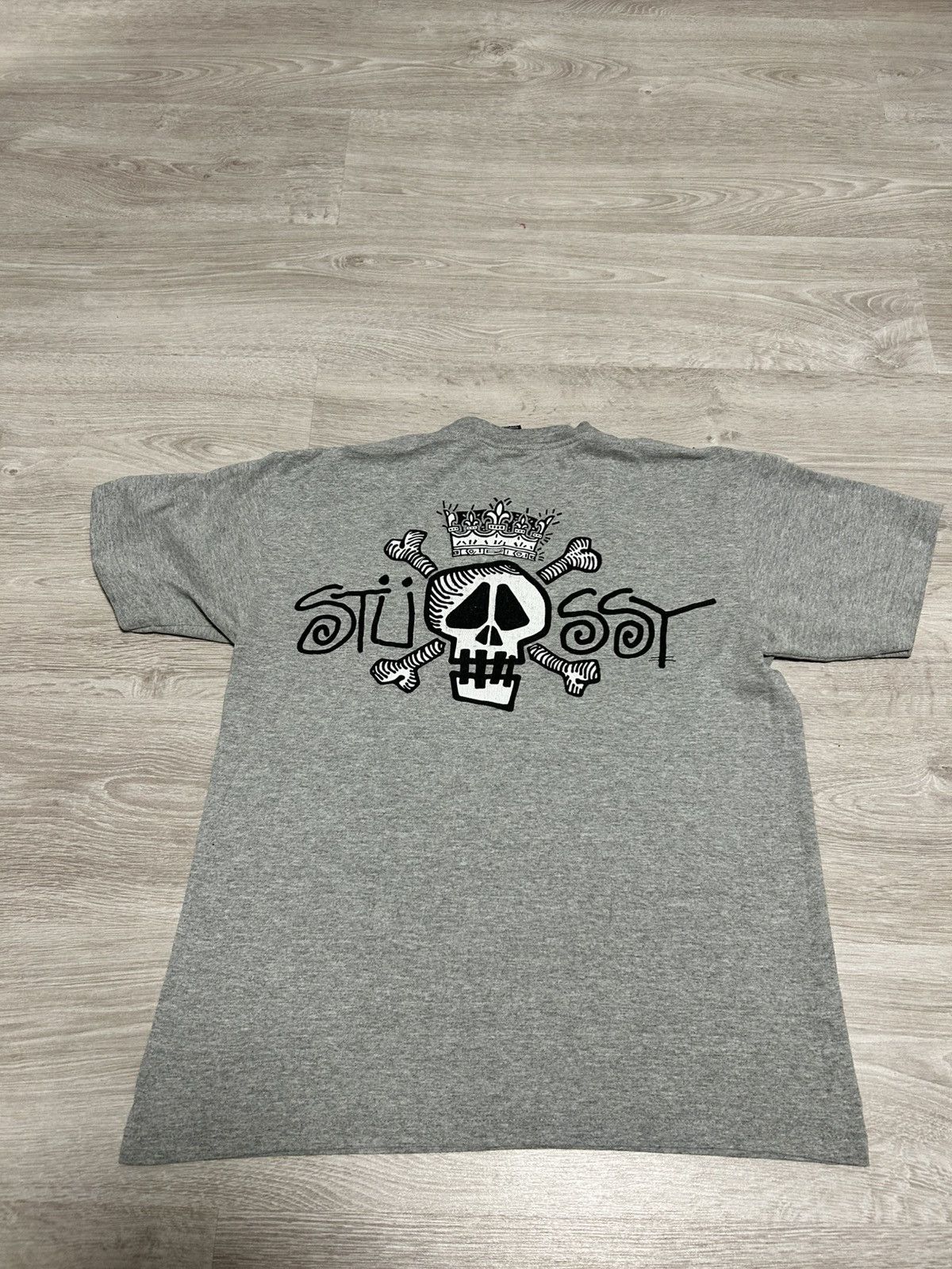 Stussy Vintage Stussy big logo skull T-shirt size S Size US S / EU 44-46 / 1 - 1 Thumbnail